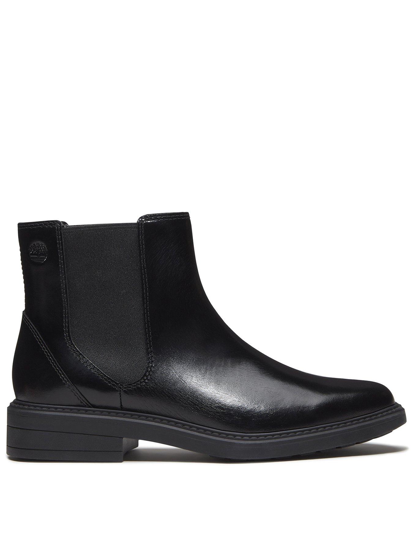 Timberland Stormbucks Mid Chelsea Leather Ankle Boots Women's Black Size 38 (5) - La Redoute - Image 2