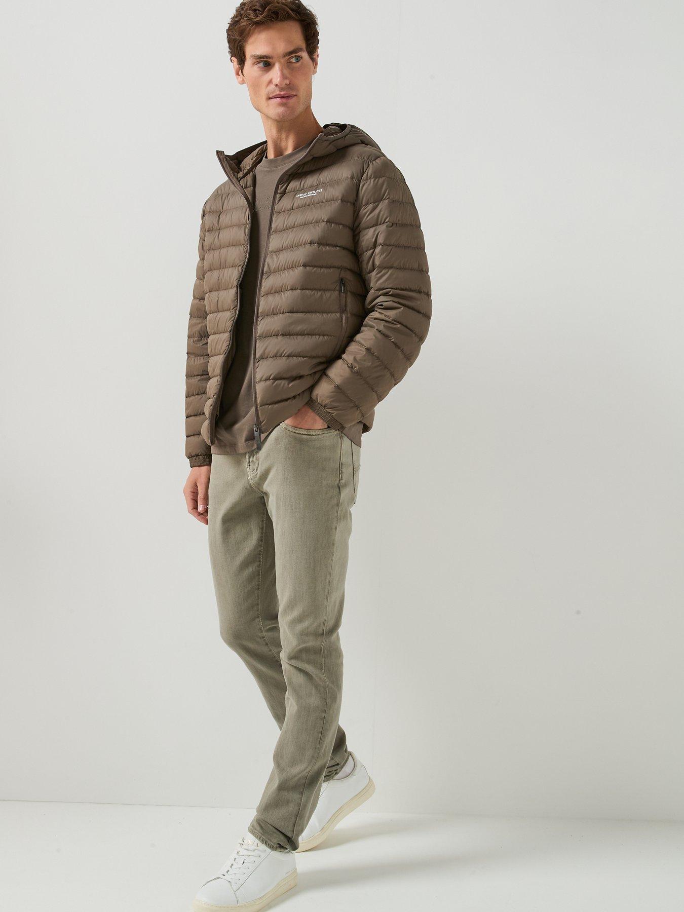 Image 3 of 6 of Armani Exchange Mens Slim Fit Jeans - Beige