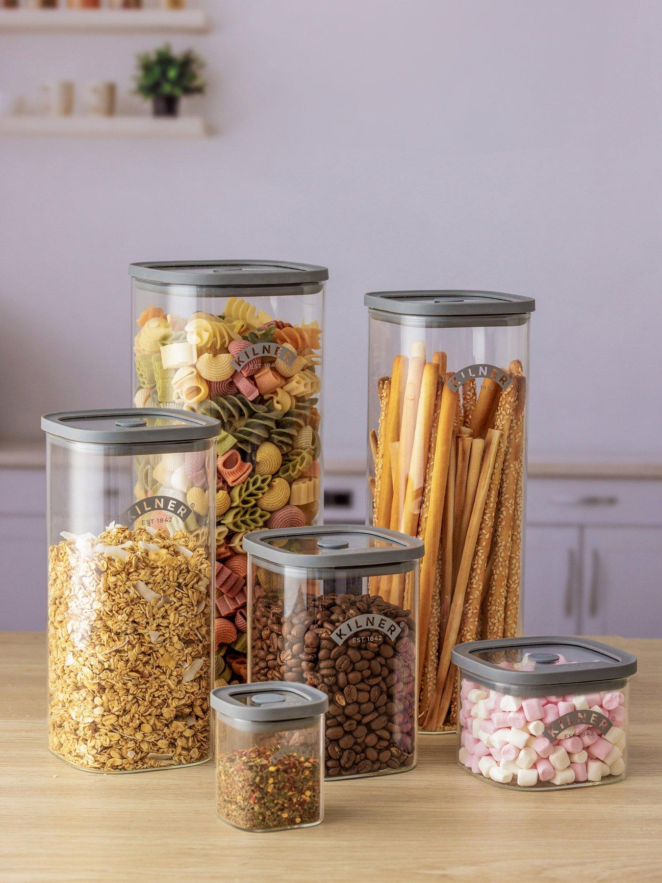 KILNER Fresh Storage Jar 5 Piece Pantry Set