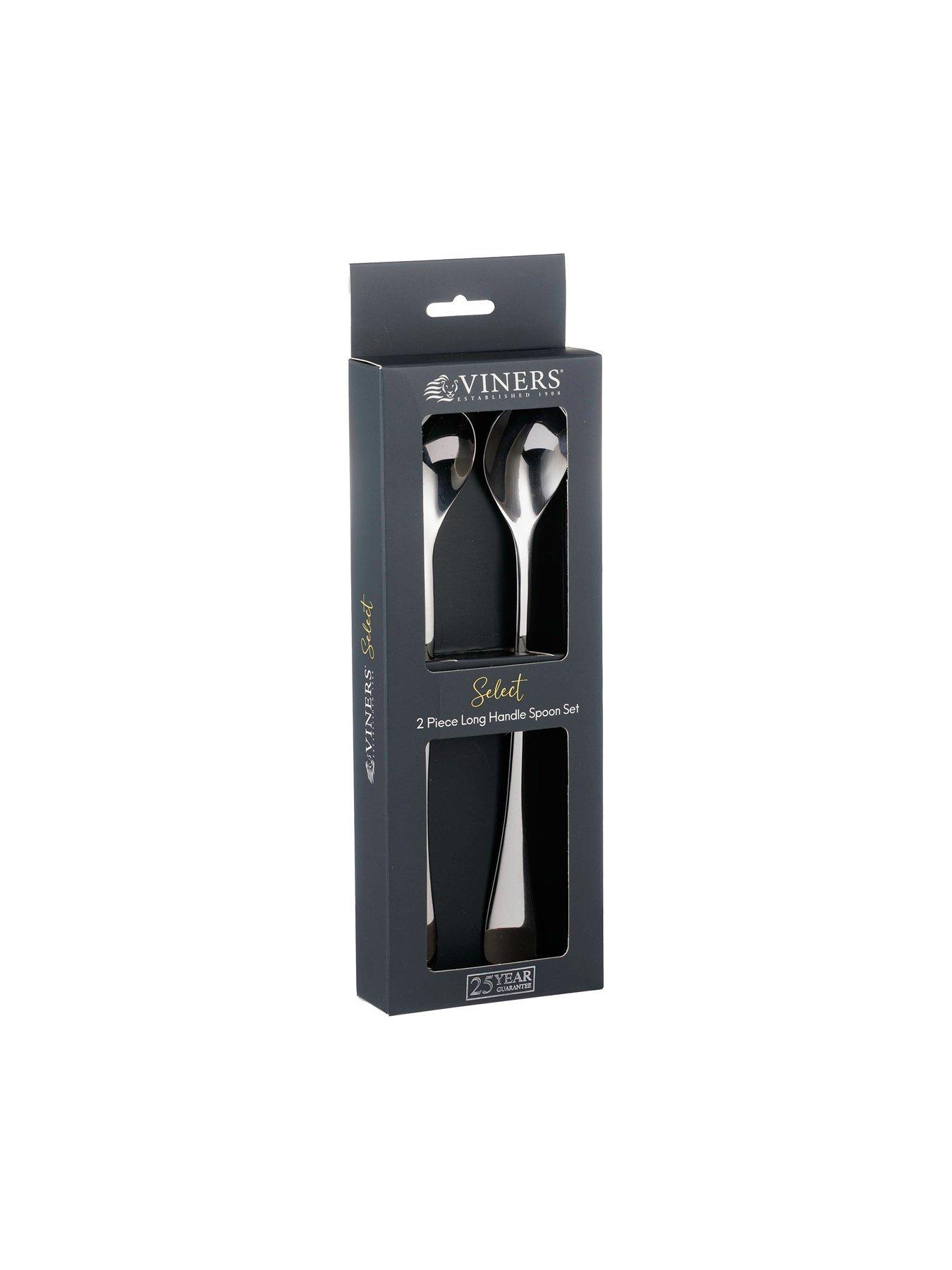 Image 3 of 4 of Viners New Select 18/0 2pce Long Handle Spoons