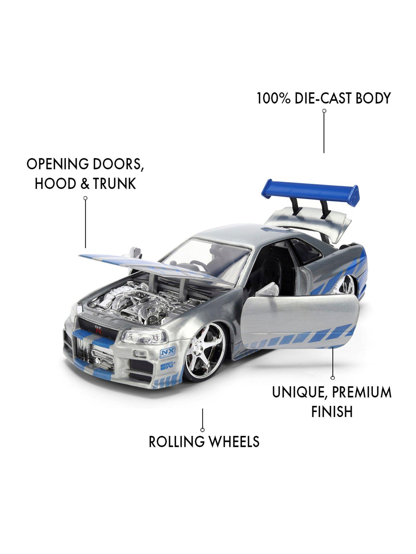 Image 2 of 5 of Fast & Furious Jada Nissan Skyline GT-R (R34) Die-Cast Car 1:24