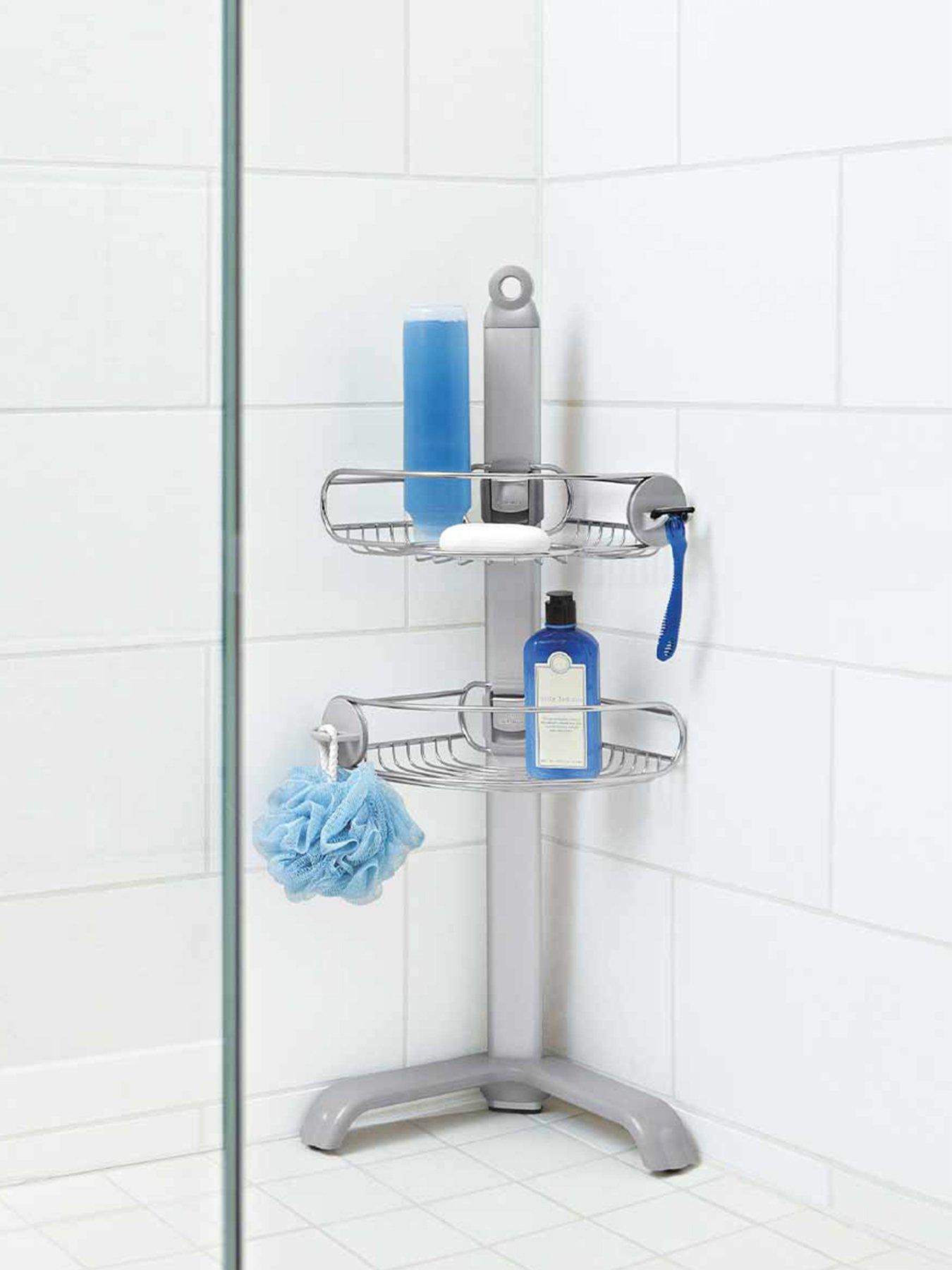Image 1 of 7 of Simplehuman Corner Shower Caddy V2