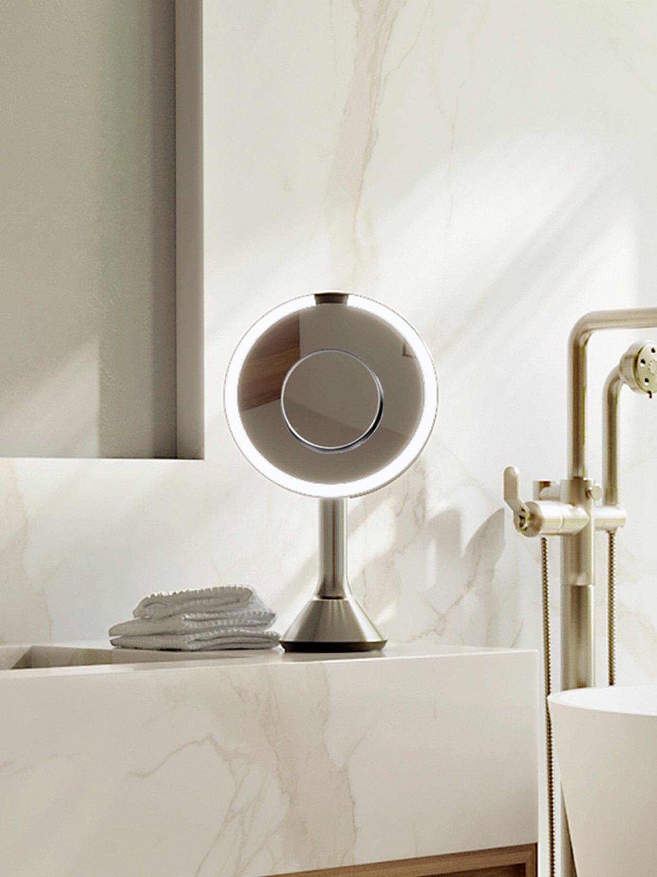 Image 1 of 7 of Simplehuman 8" Sensor Mirror W/touch Control Brightness + 10x Detail Mir