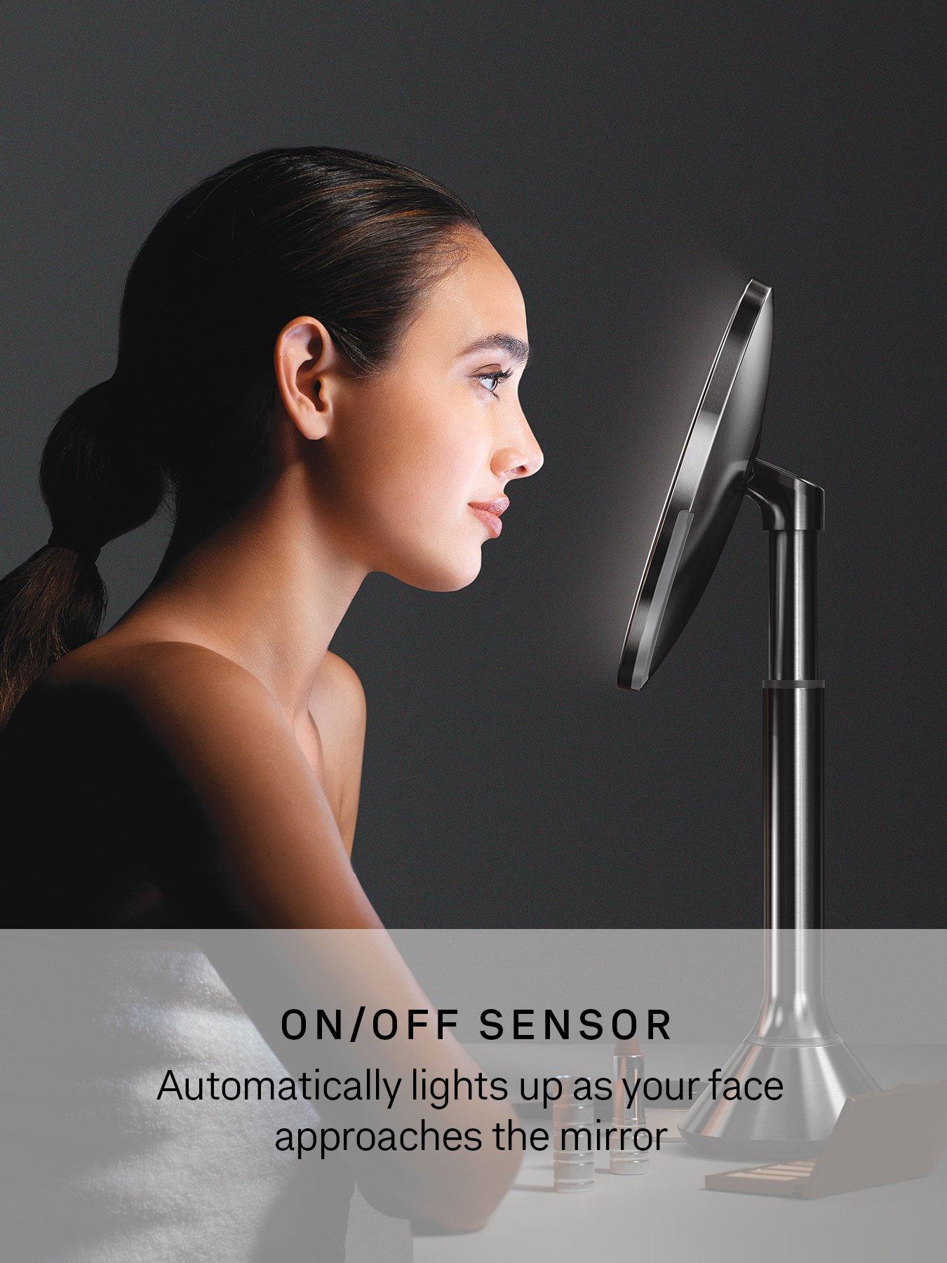Image 3 of 7 of Simplehuman 8" Sensor Mirror W/touch Control Brightness + 10x Detail Mir