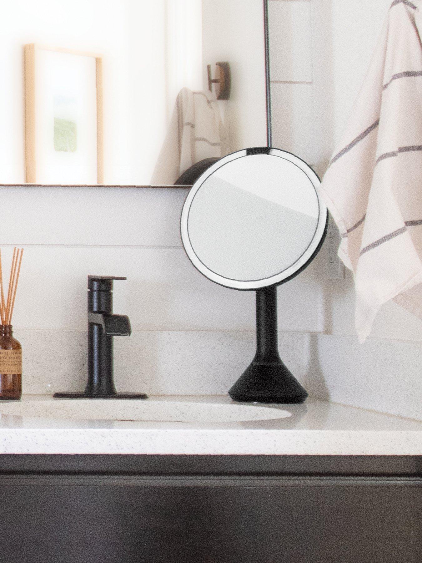 Simplehuman Sensor Mirror W/brightness Control +10x Detail, Matte Black