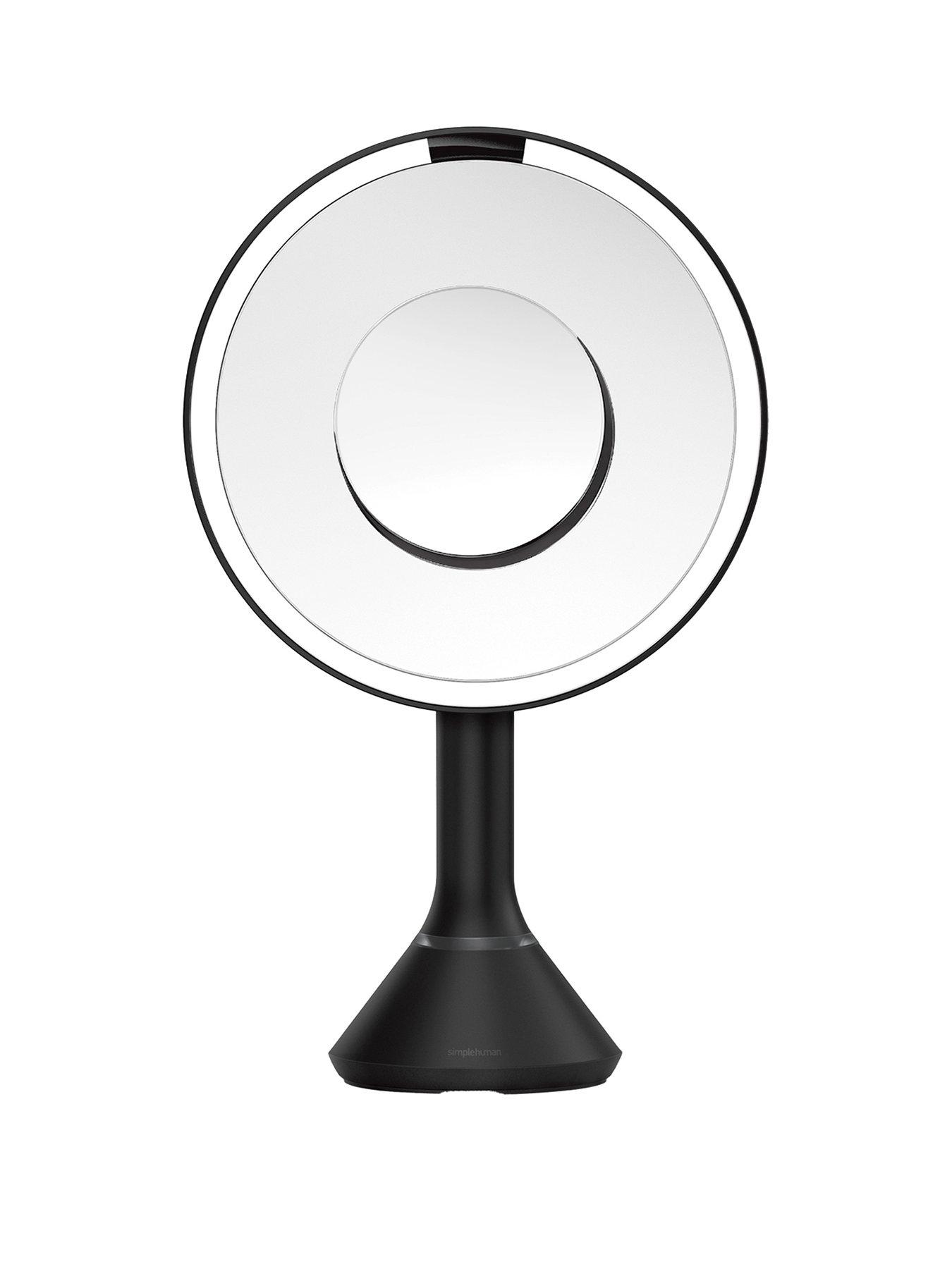 Image 2 of 7 of Simplehuman Sensor Mirror W/brightness Control +10x Detail, Matte Black