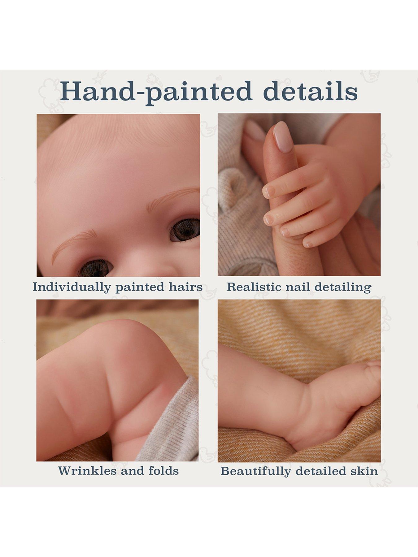 Image 4 of 7 of Baby Born Real&trade; Newborn Baby Doll with Cuddle Key&trade; Digital Experience<br /><br />&nbsp;