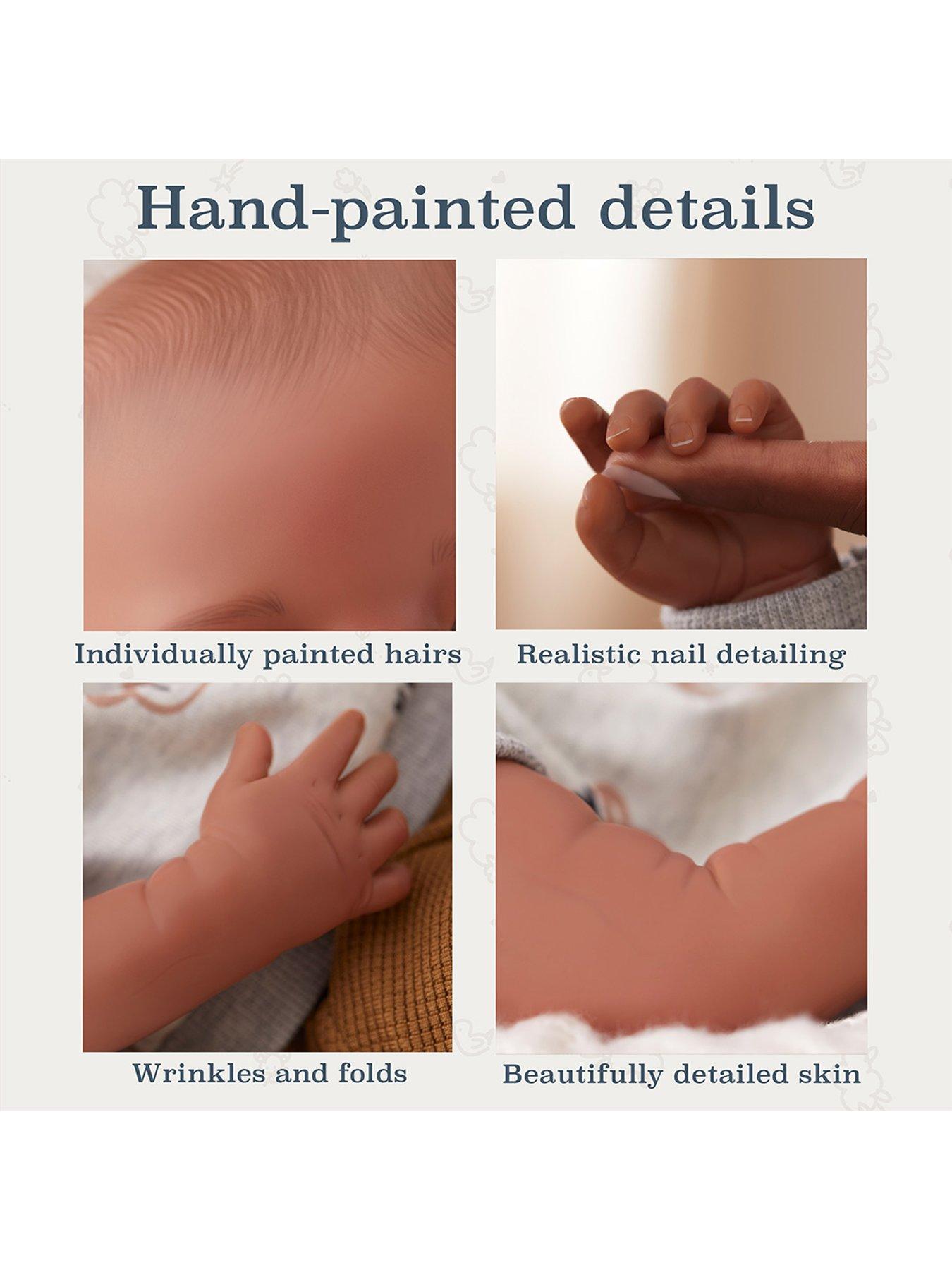 Image 4 of 7 of Baby Born Real&trade; Newborn Baby Doll with Cuddle Key&trade; Digital Experience