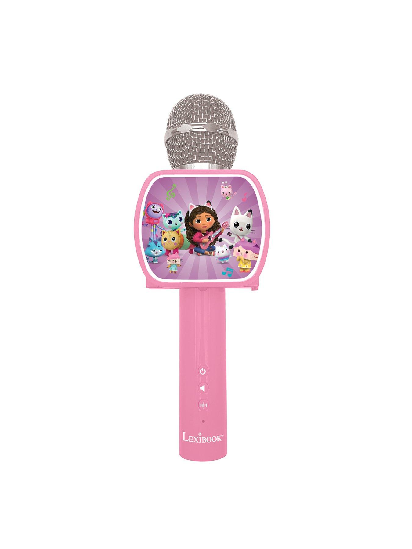 Image 2 of 7 of Gabby's Dollhouse Wireless Microphone with speaker, voice changer, retractable phone holder and Bluetooth option