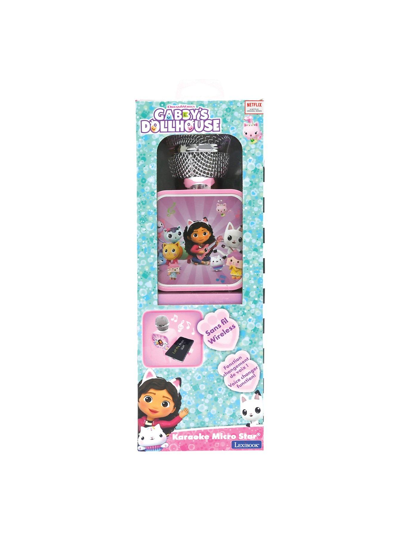 Image 6 of 7 of Gabby's Dollhouse Wireless Microphone with speaker, voice changer, retractable phone holder and Bluetooth option