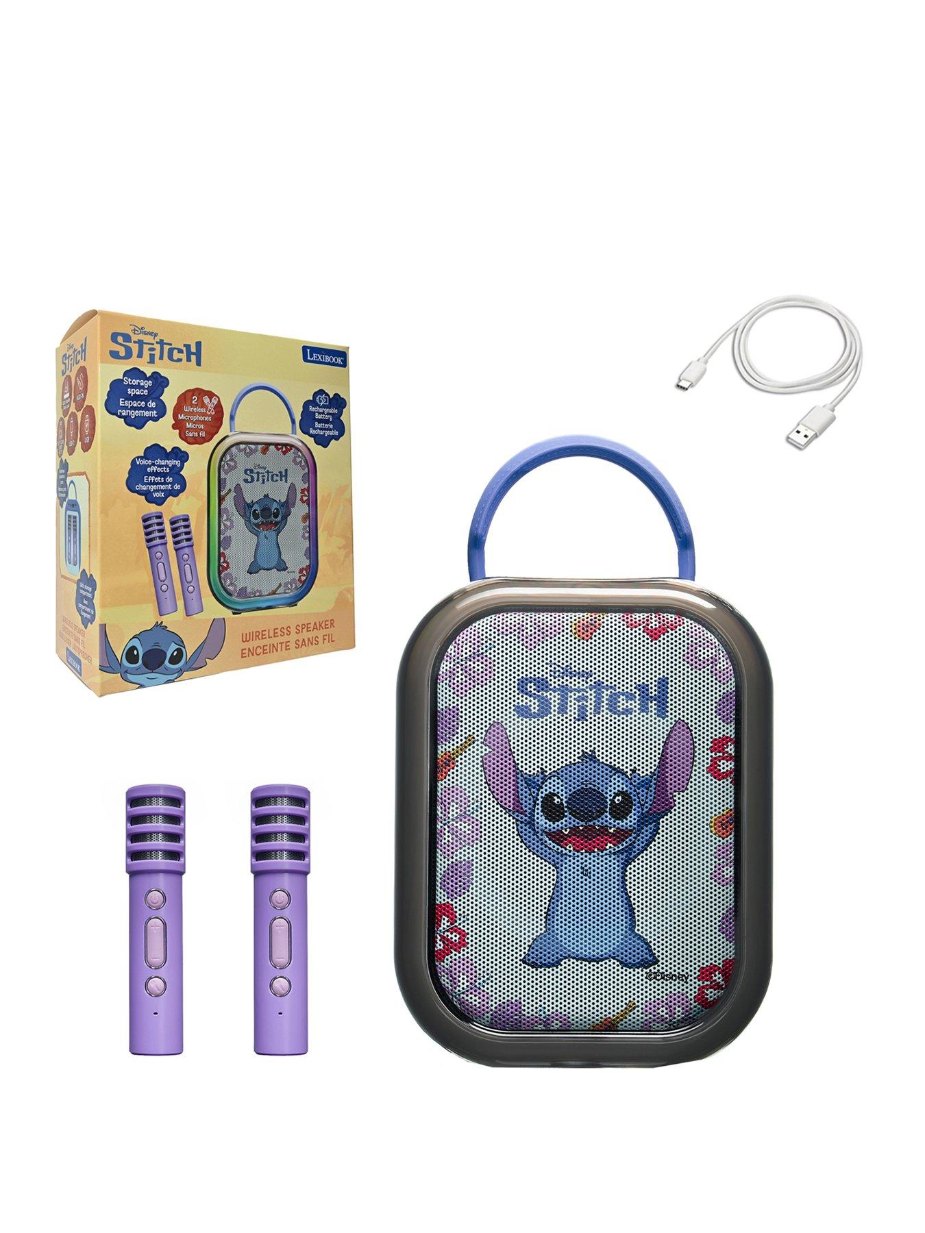 Disney Stitch Stitch Bluetooth Karaoke With 2 Wireless Microphones
