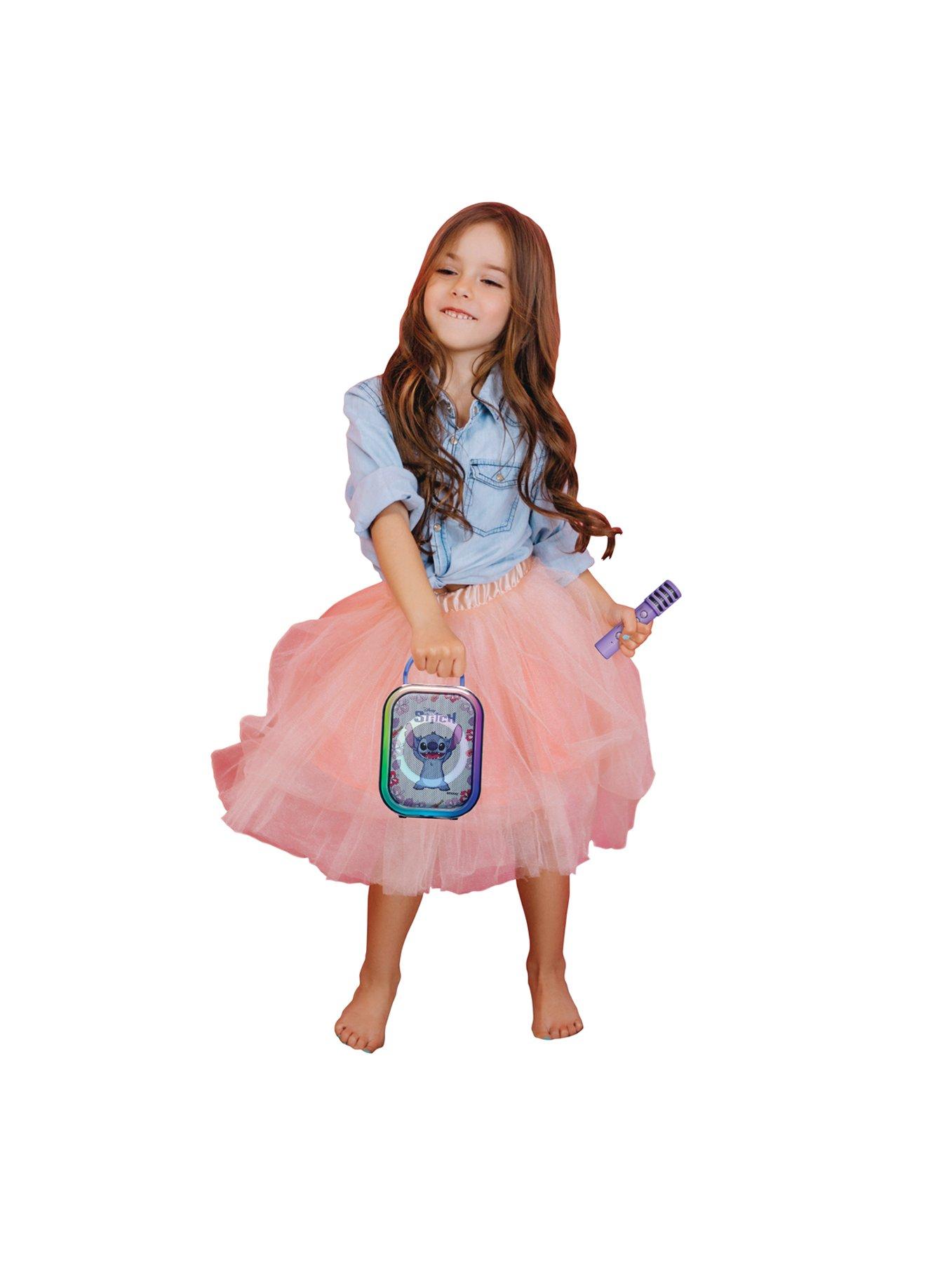Image 7 of 7 of Disney Stitch Stitch Bluetooth karaoke with 2 wireless microphones