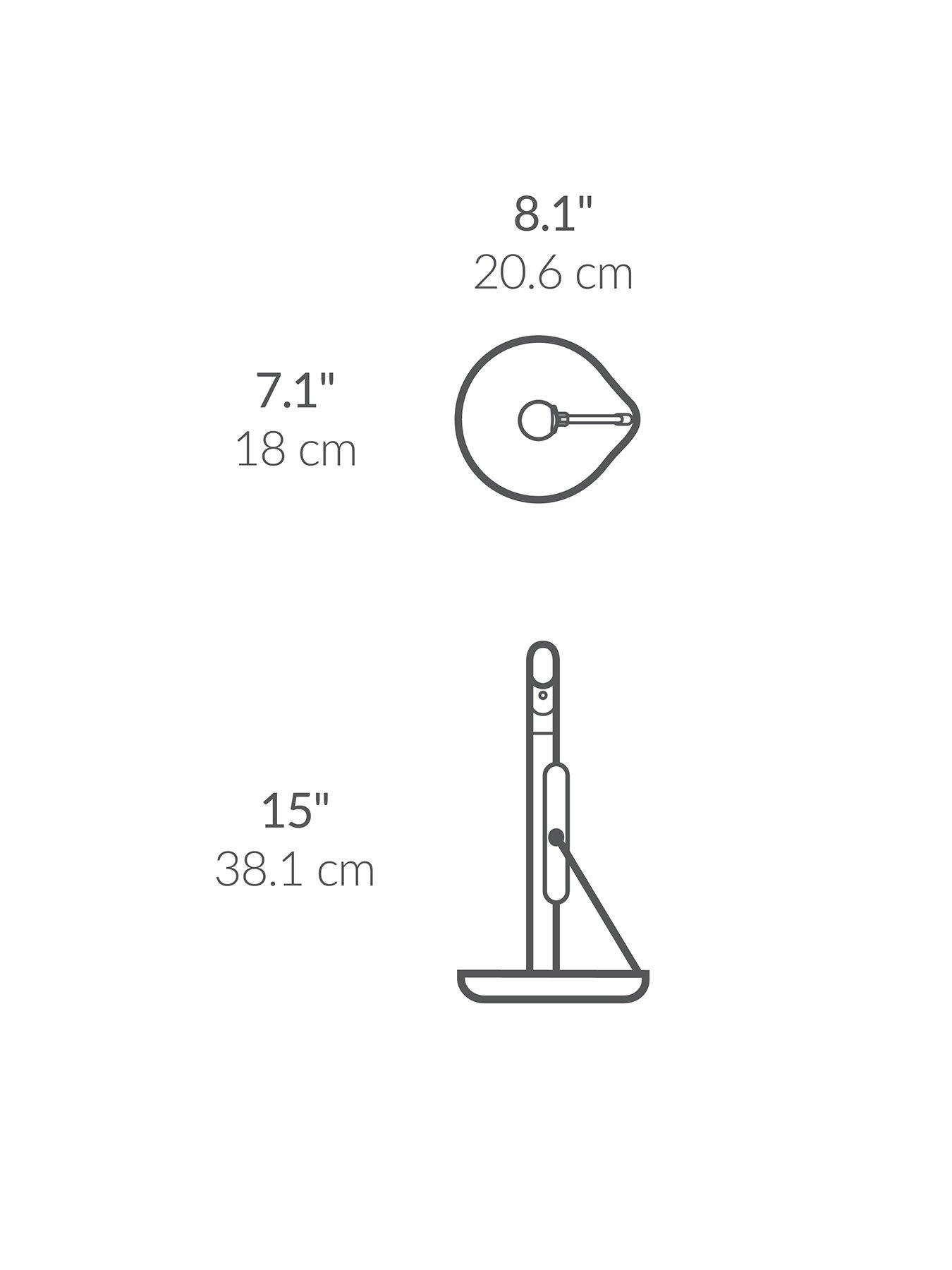 Image 7 of 7 of Simplehuman Paper Towel Holder With Spray, Brushed
