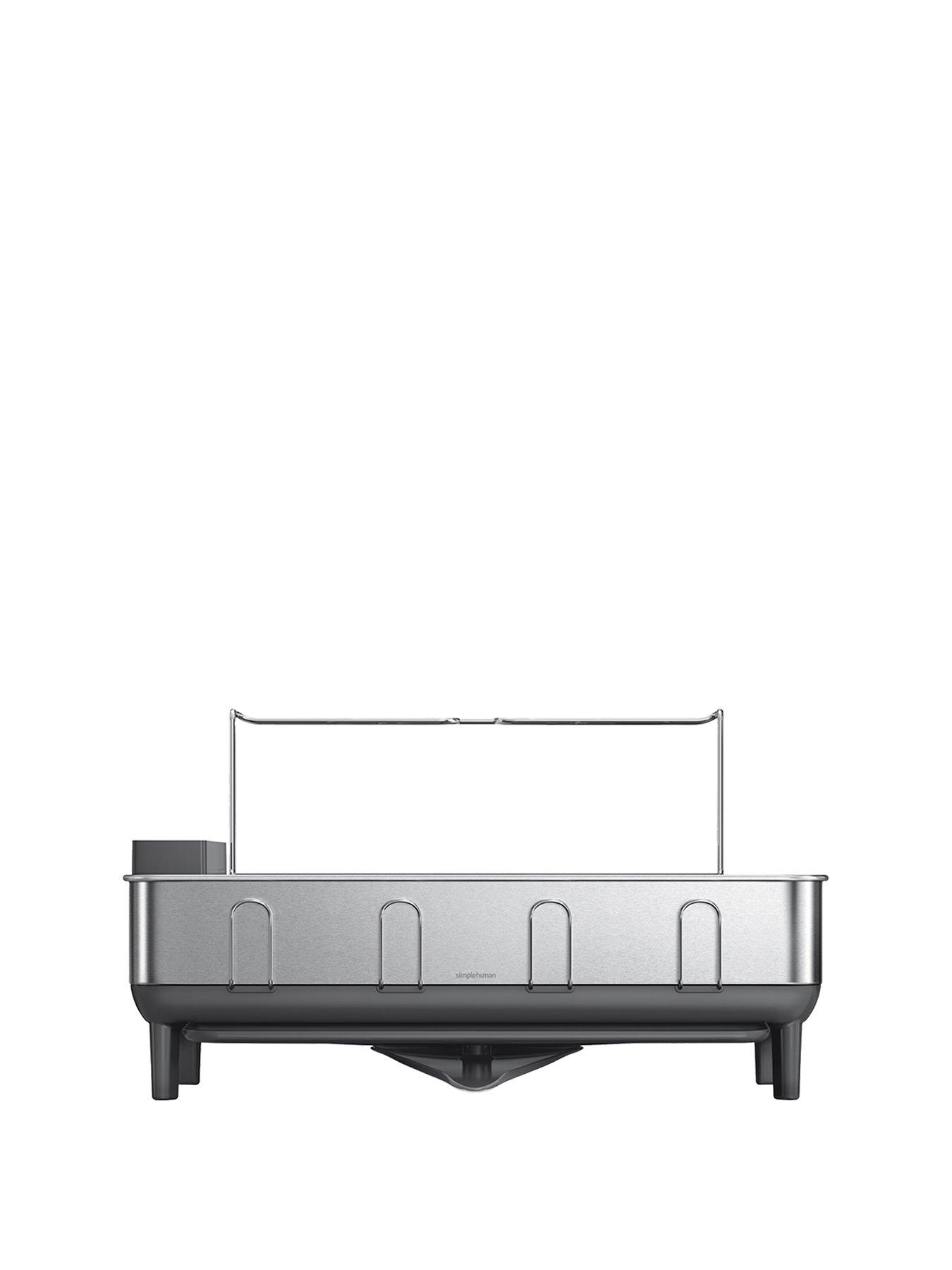 Simplehuman Steel Frame Dishrack, Brushed Stainless Steel