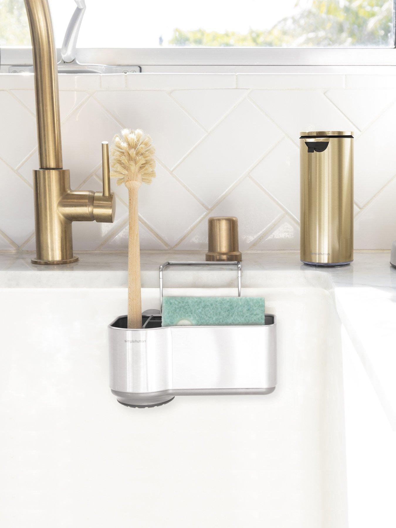 Image 1 of 7 of Simplehuman Sink Caddy, Brushed