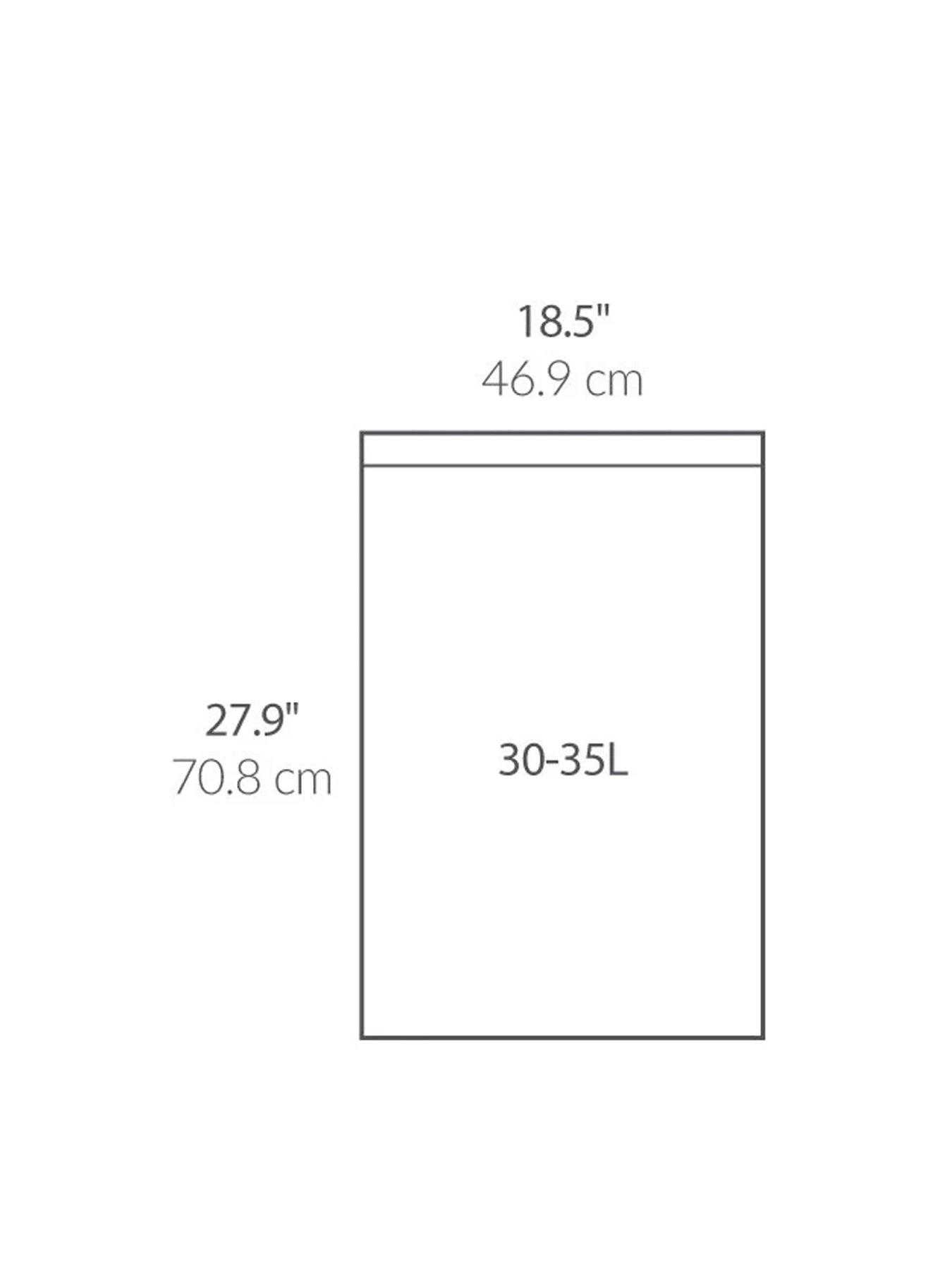 Image 6 of 6 of Simplehuman Code H Black Bin Liner, 100 Pack