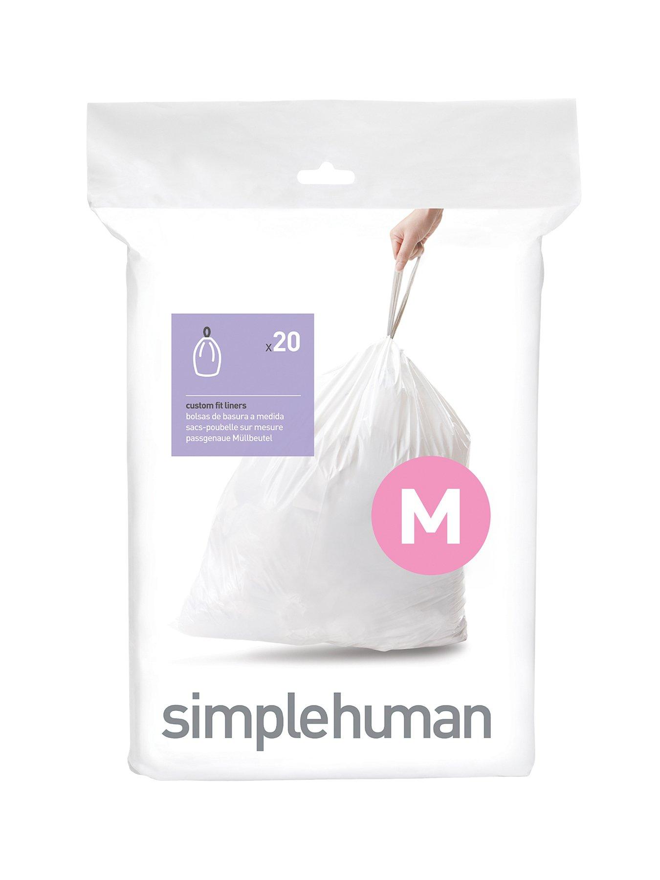 Image 1 of 5 of Simplehuman Code M Black Bin Liner, 100 Pack