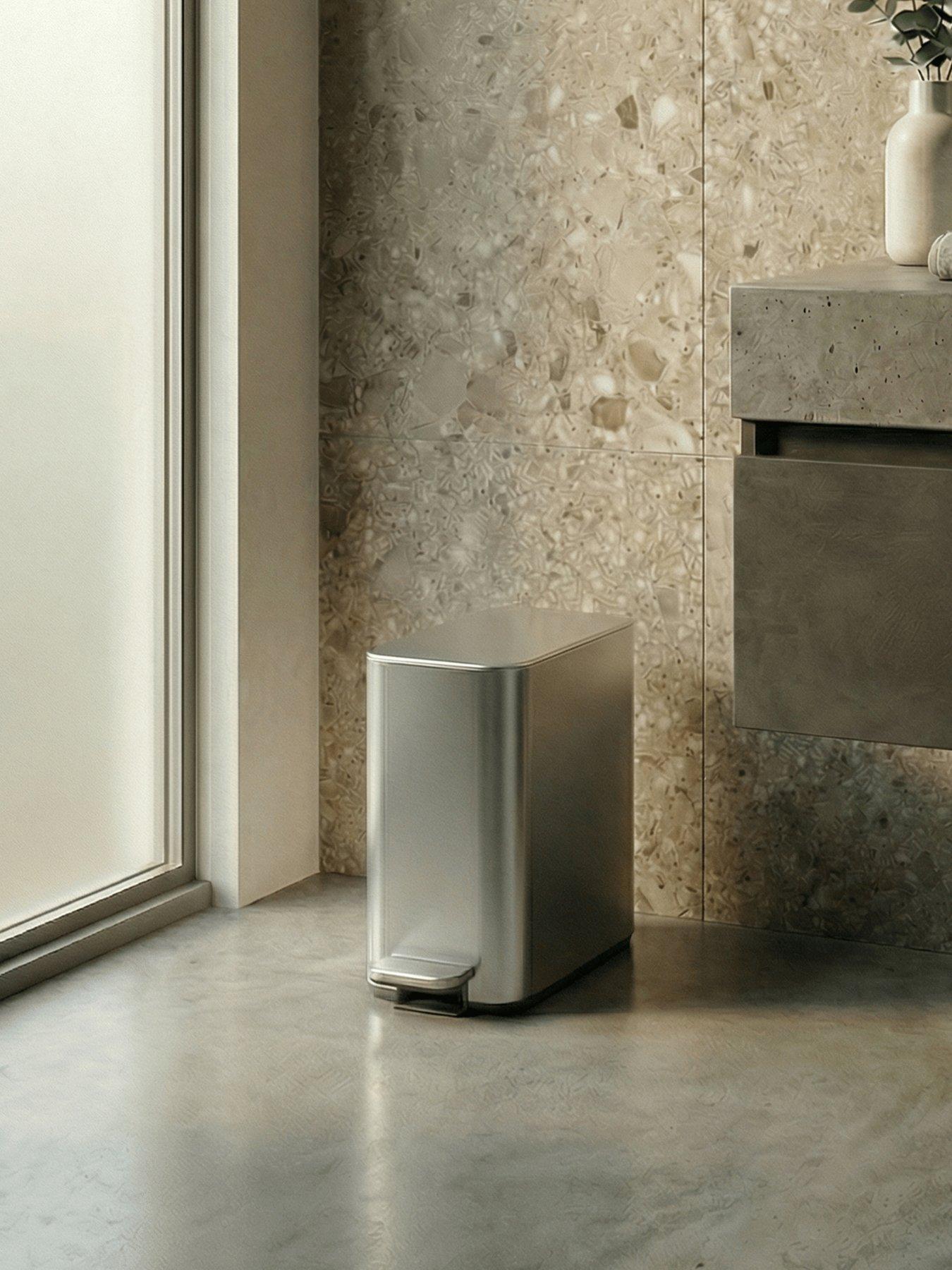 Image 1 of 7 of Simplehuman 5l Slim Pedal Bin, Brushed