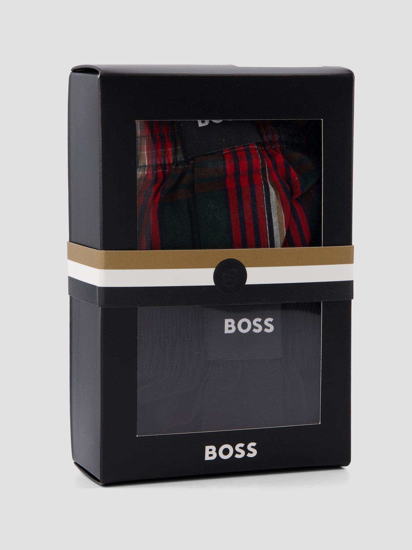 Image 4 of 4 of BOSS 2 Pack Peached Printed Boxers - Red