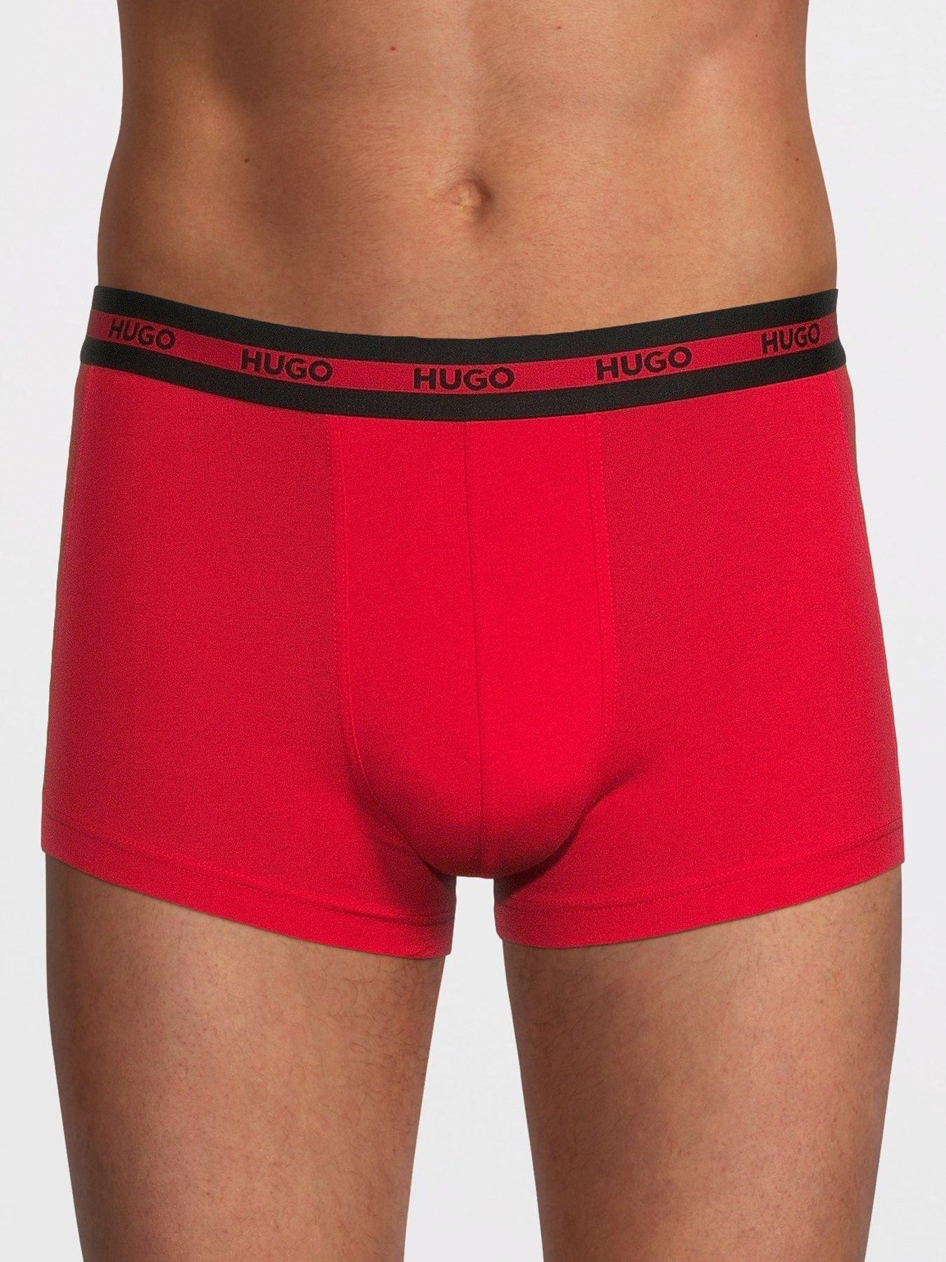 Image 2 of 3 of HUGO Bodywear Triplet 3 Pack Trunks - Multi