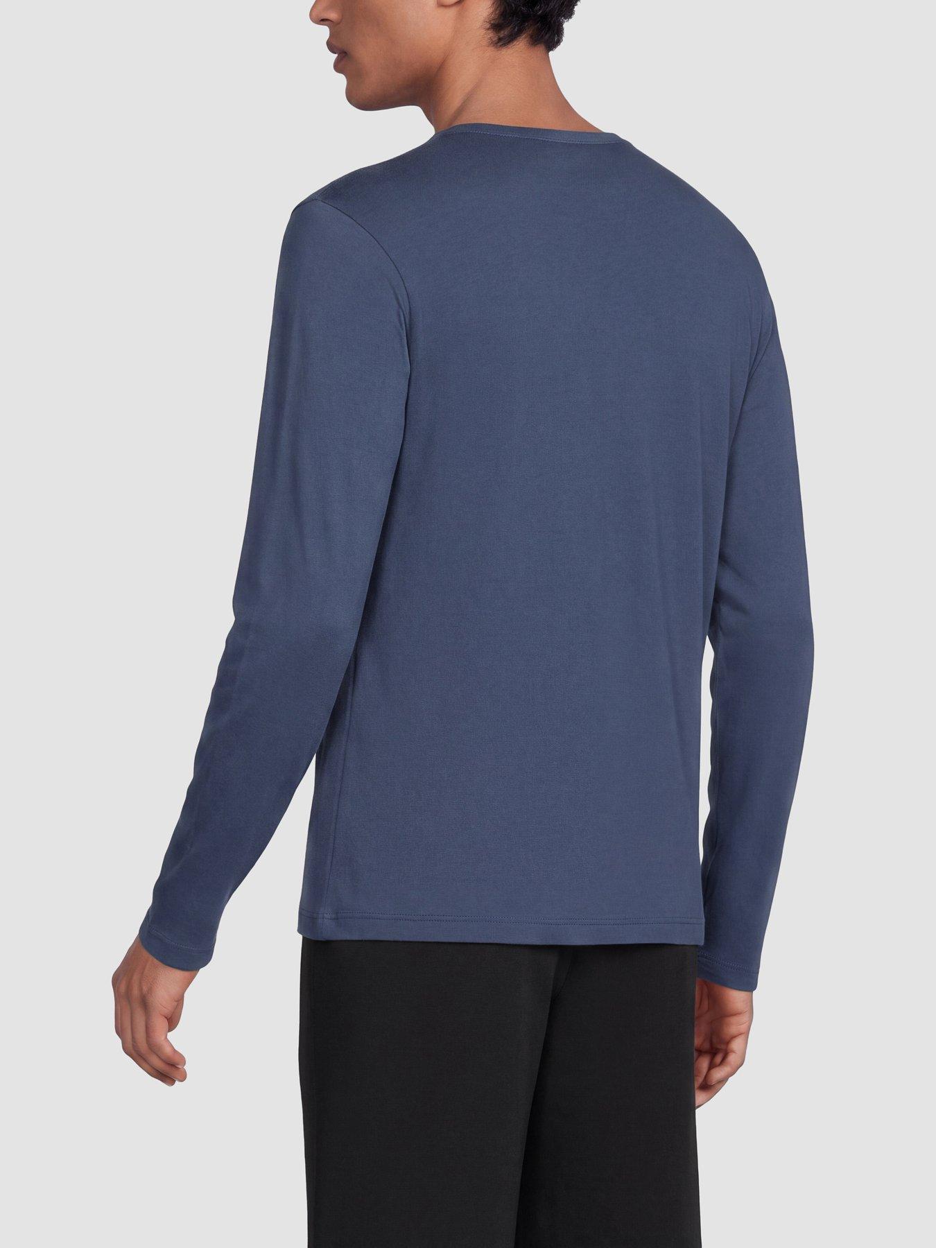 Image 3 of 6 of HUGO 3 Pack Longsleeve Loungewear T-Shirt - Multi