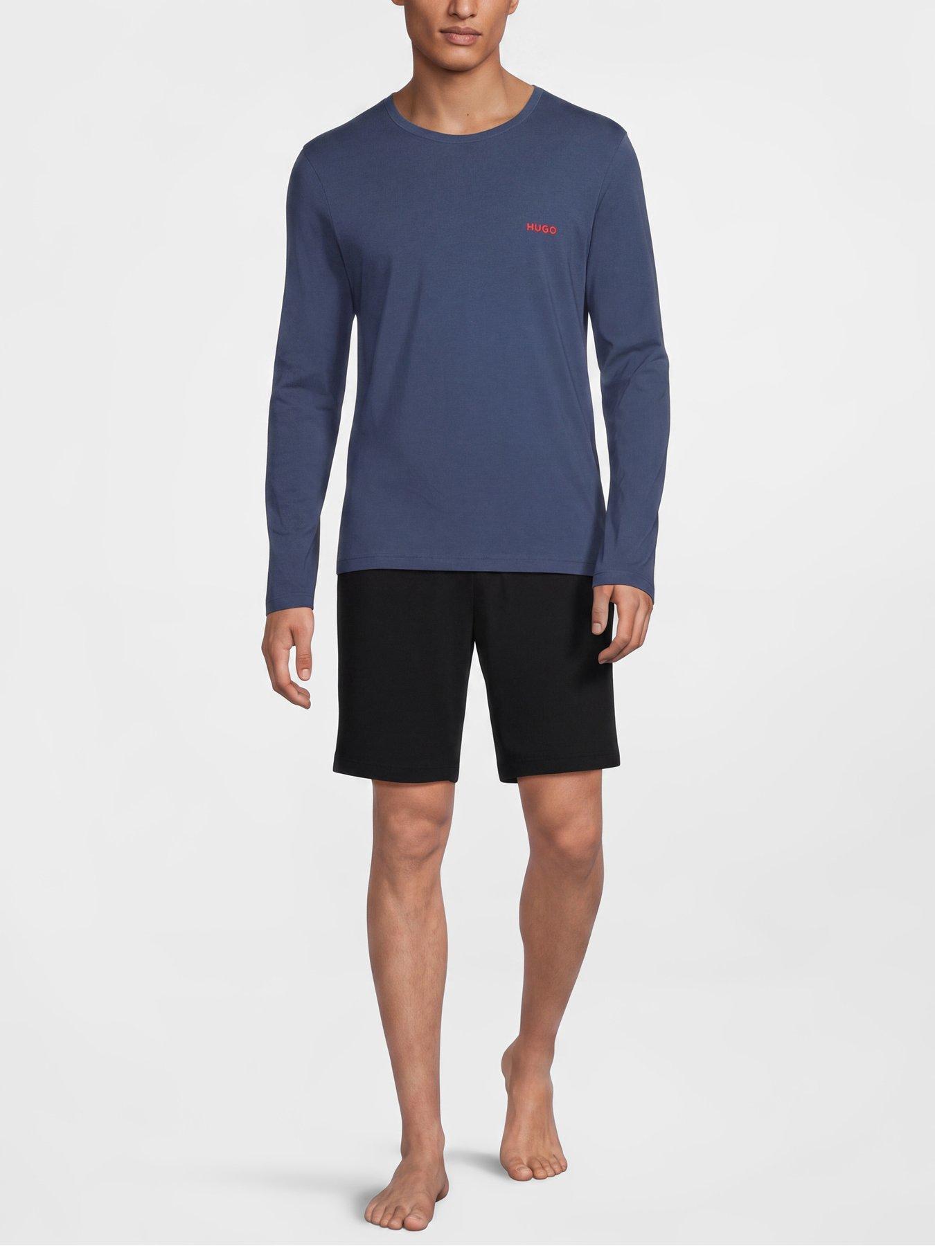 Image 4 of 6 of HUGO 3 Pack Longsleeve Loungewear T-Shirt - Multi