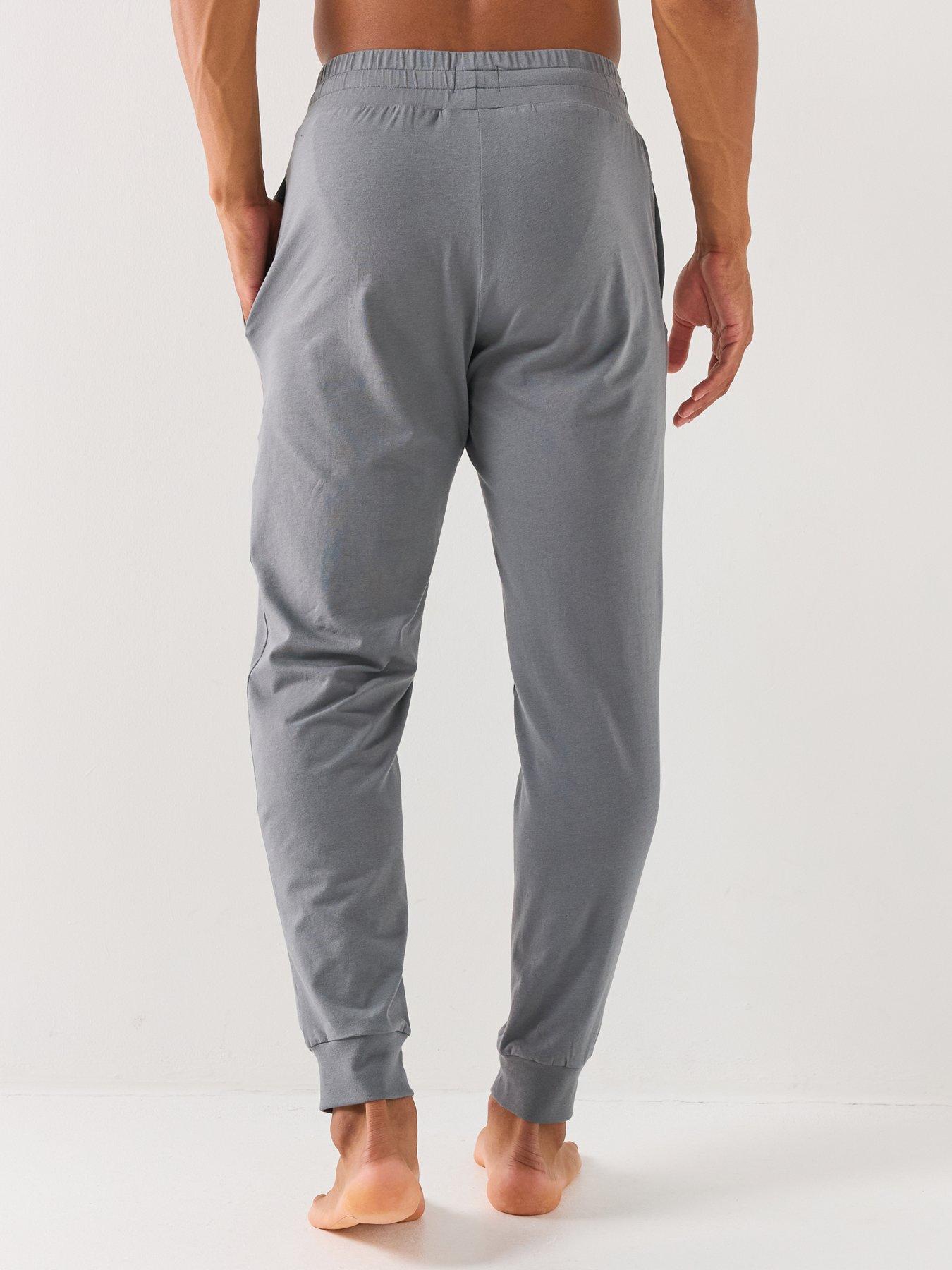 Image 2 of 5 of HUGO Laze Loungewear Cuff Joggers - Grey