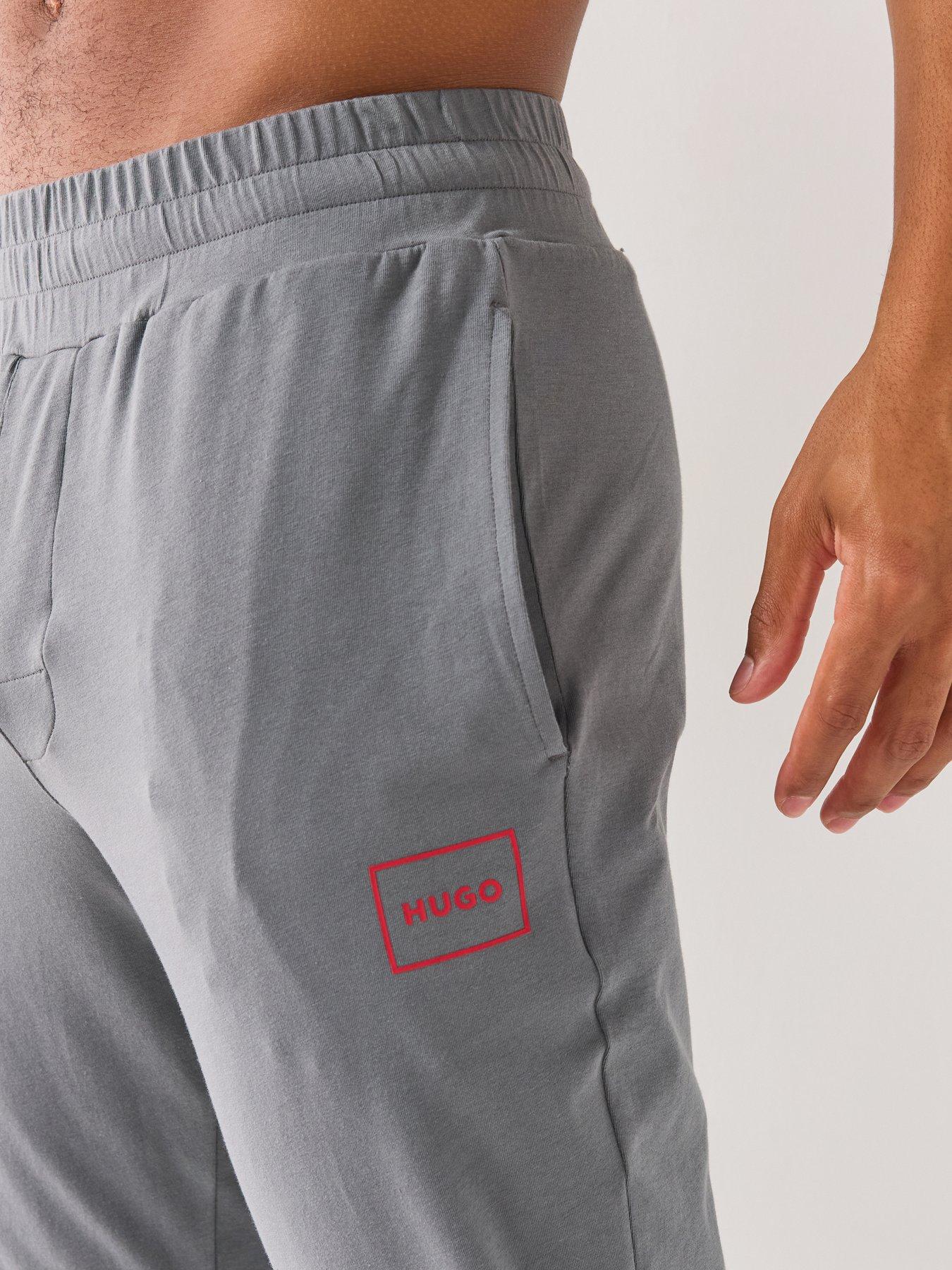 Image 4 of 5 of HUGO Laze Loungewear Cuff Joggers - Grey