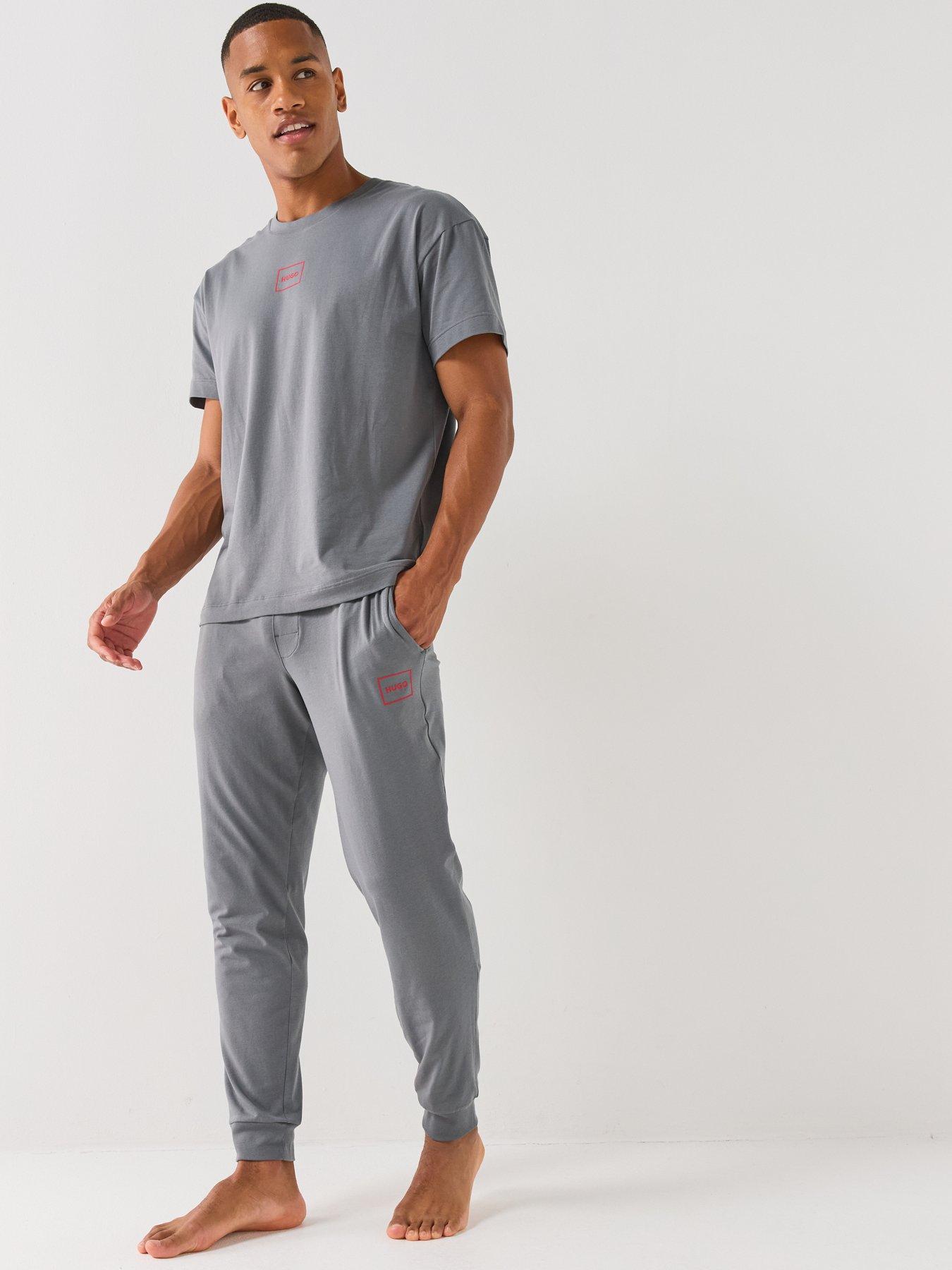 Image 5 of 5 of HUGO Laze Loungewear Cuff Joggers - Grey