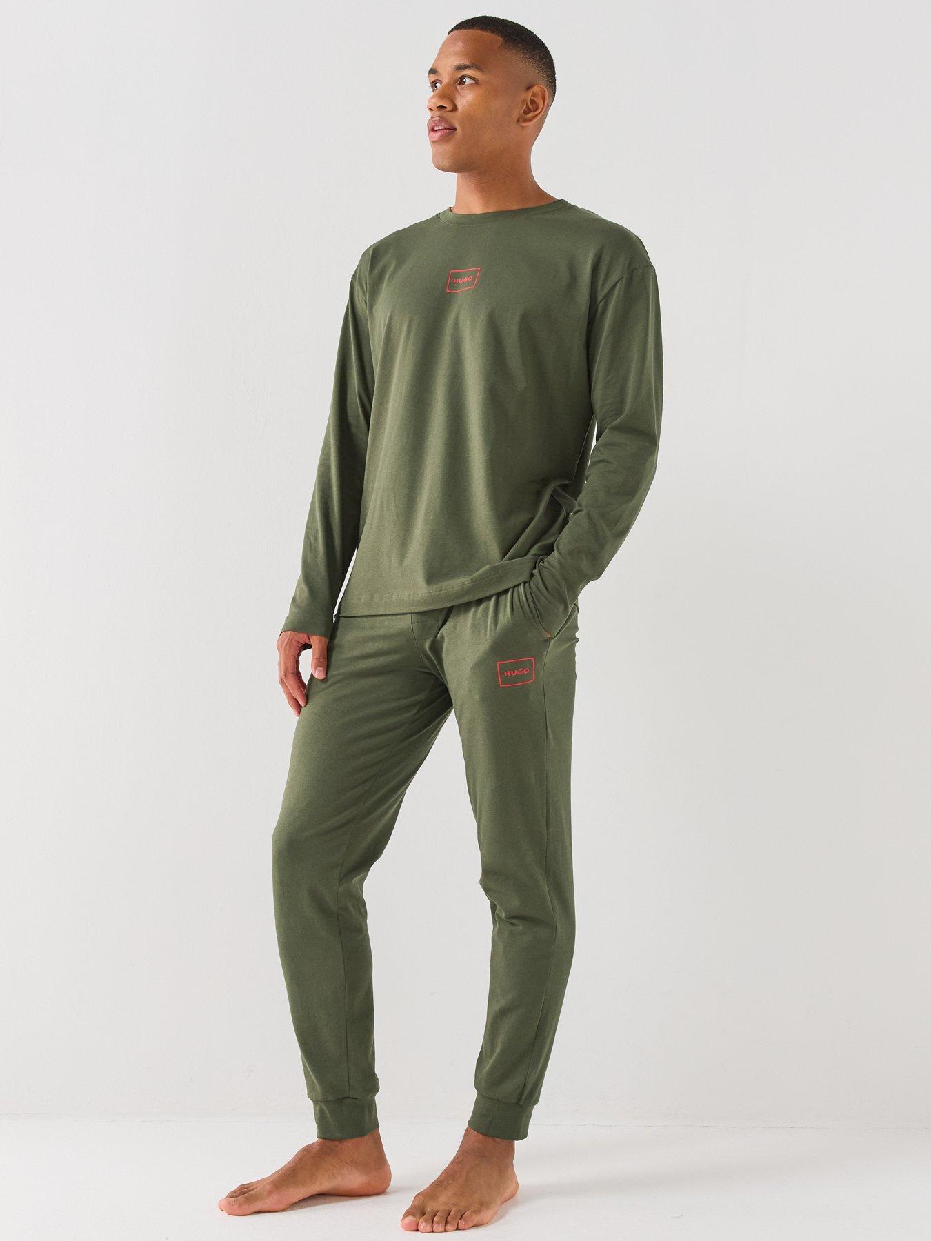 Image 5 of 5 of HUGO Laze Loungewear Pants - Dark Green