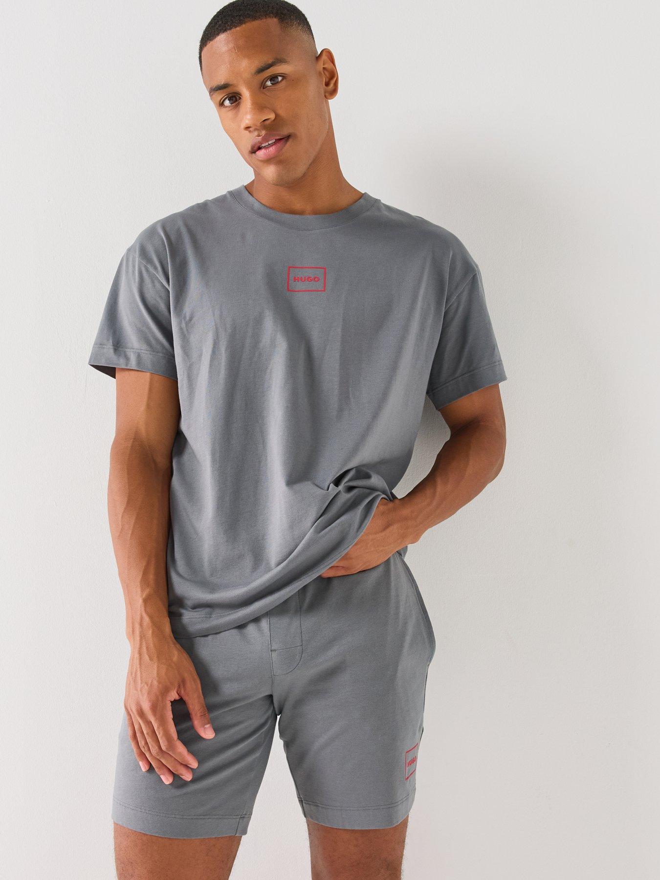 Image 5 of 5 of HUGO Laze Loungewear Shorts - Grey
