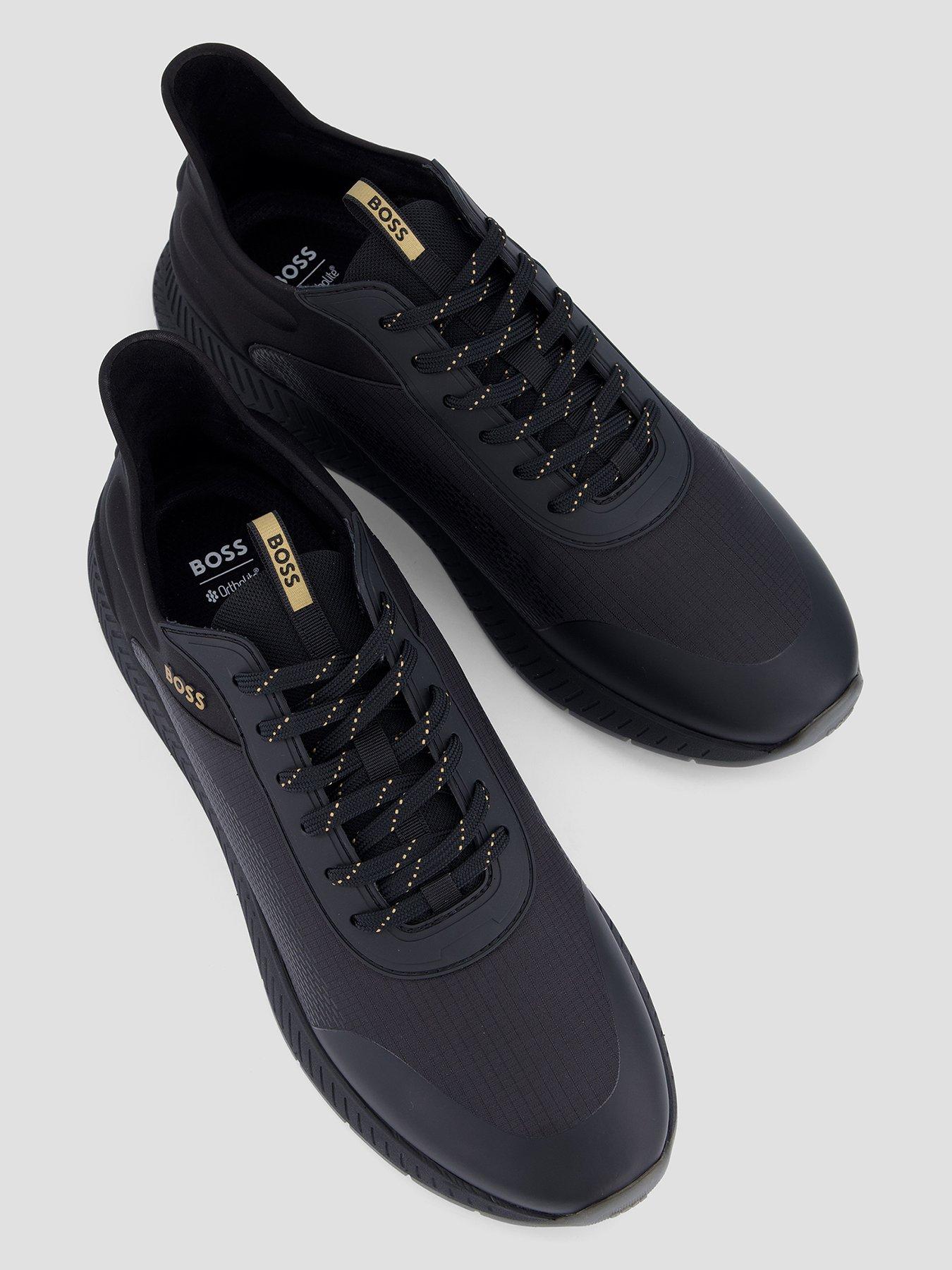 Image 3 of 7 of BOSS Boss Nitan Trainers - Black
