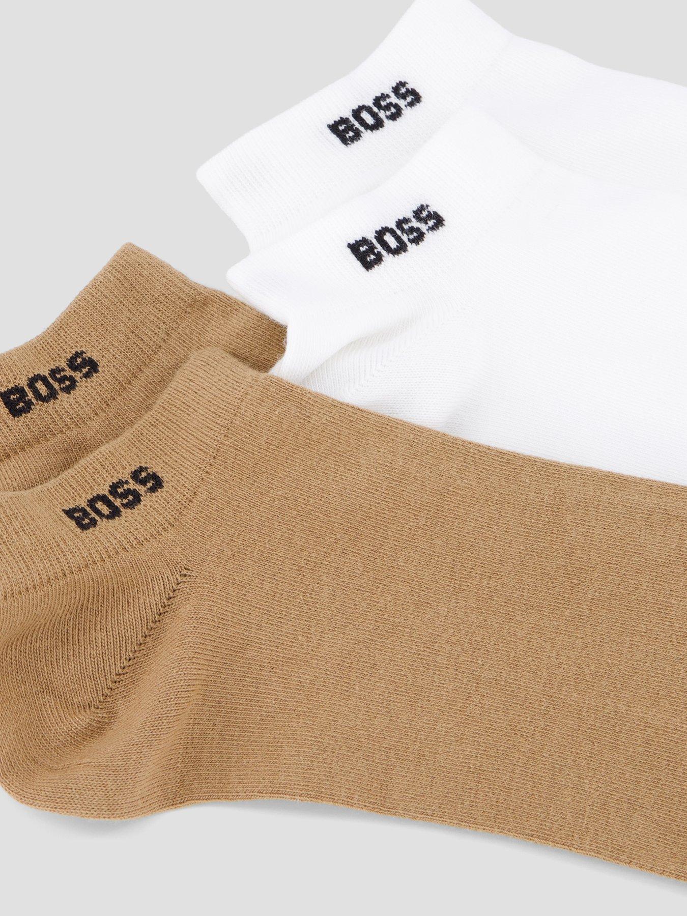 Image 3 of 3 of BOSS 2 Pack Trainer Liner Socks - Beige