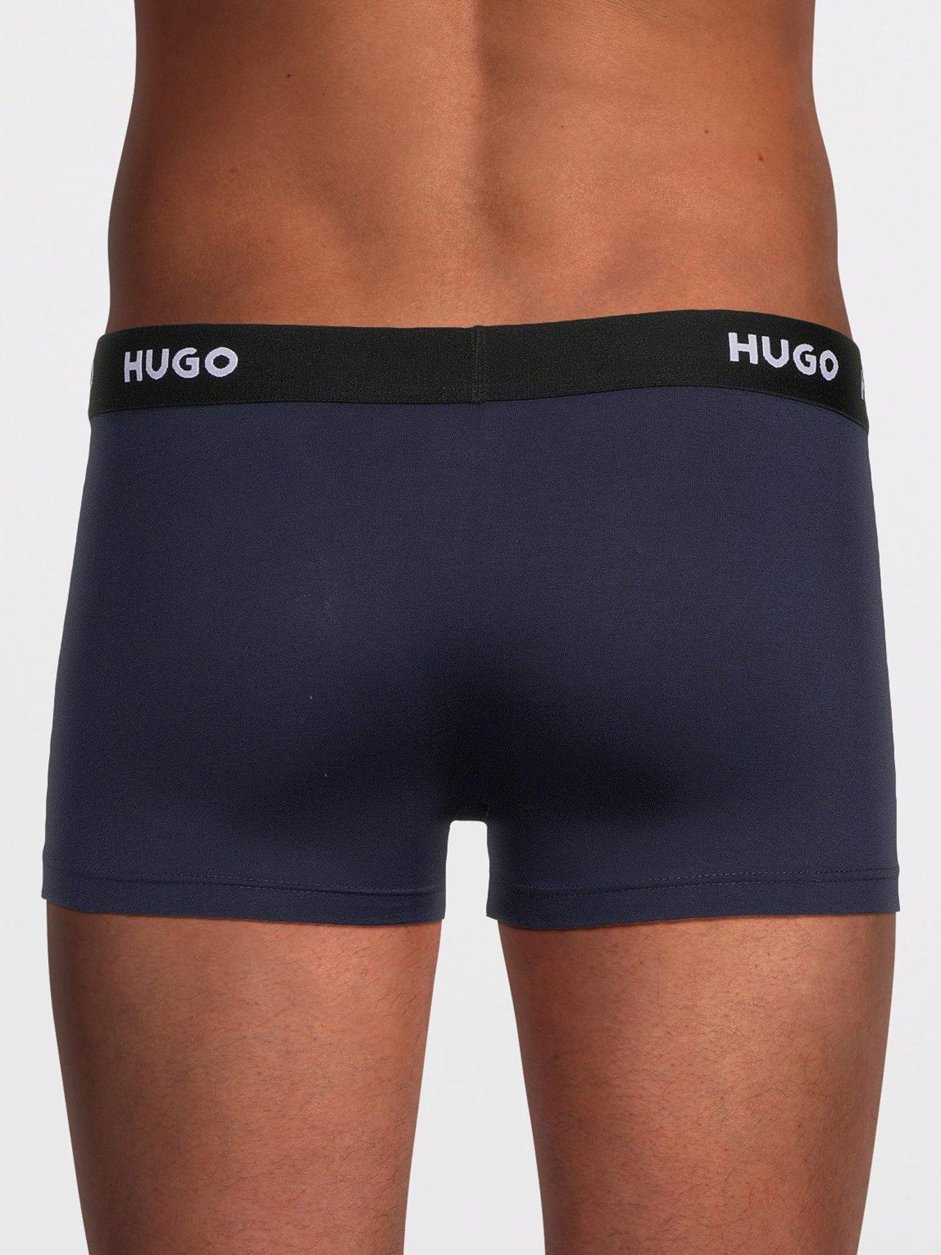 Image 3 of 3 of HUGO Triplet Design 3 Pack Trunks - Red