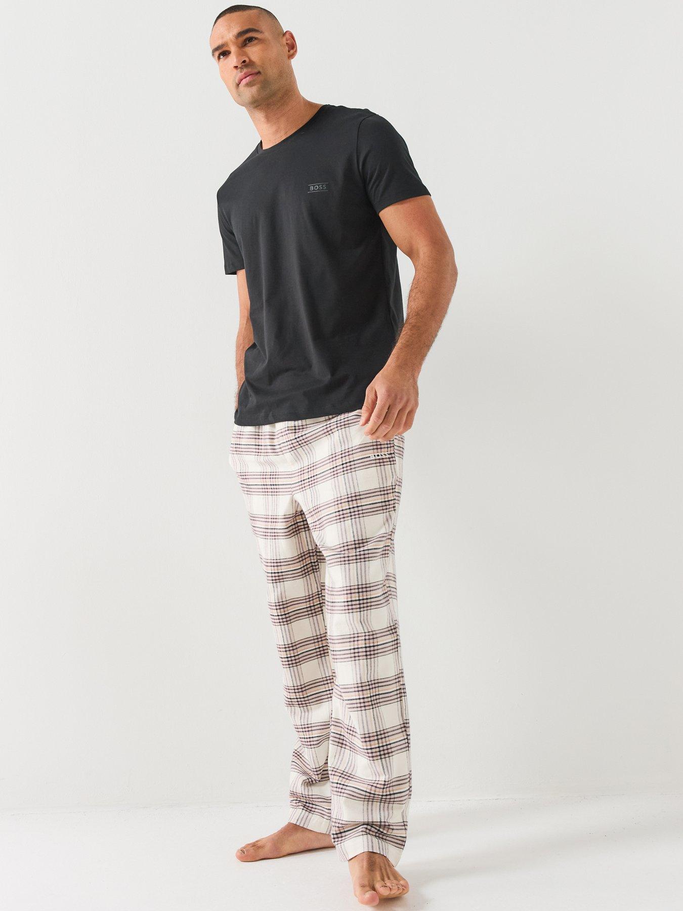 Image 3 of 6 of BOSS Mens RN 365 Cotton Crew Neck Loungewear T-Shirt - Black