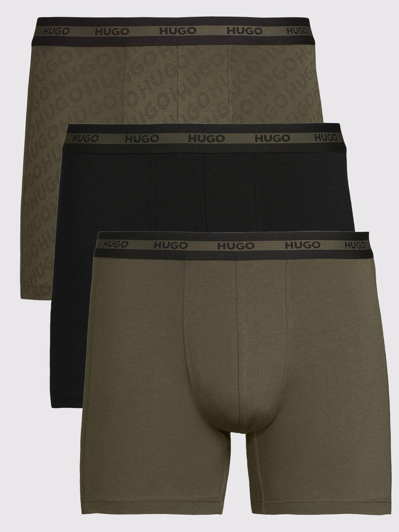 HUGO Bodywear 3 Pack Planet Boxer Briefs - Multi