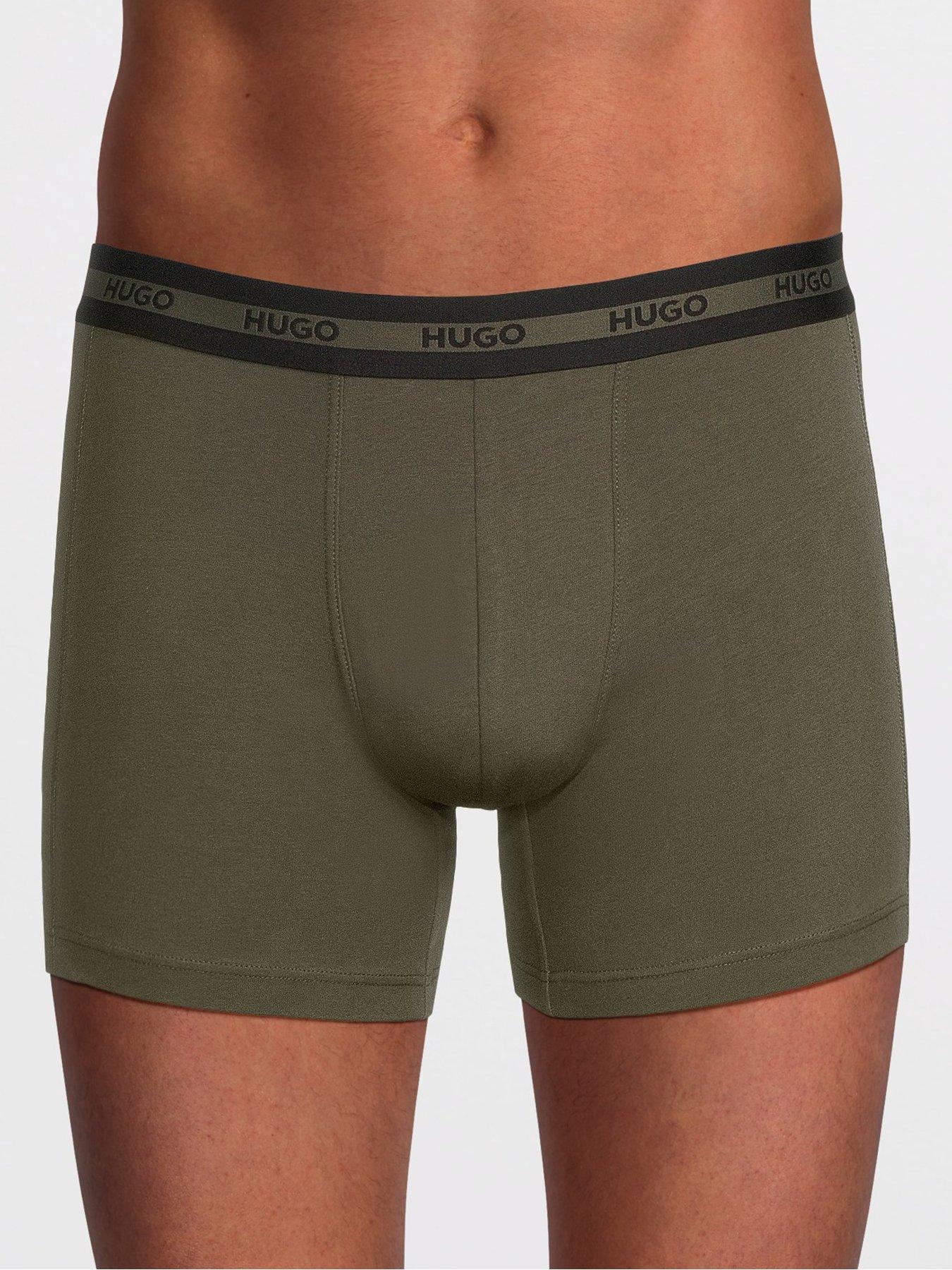 Image 2 of 4 of HUGO Bodywear 3 Pack Planet Boxer Briefs - Multi
