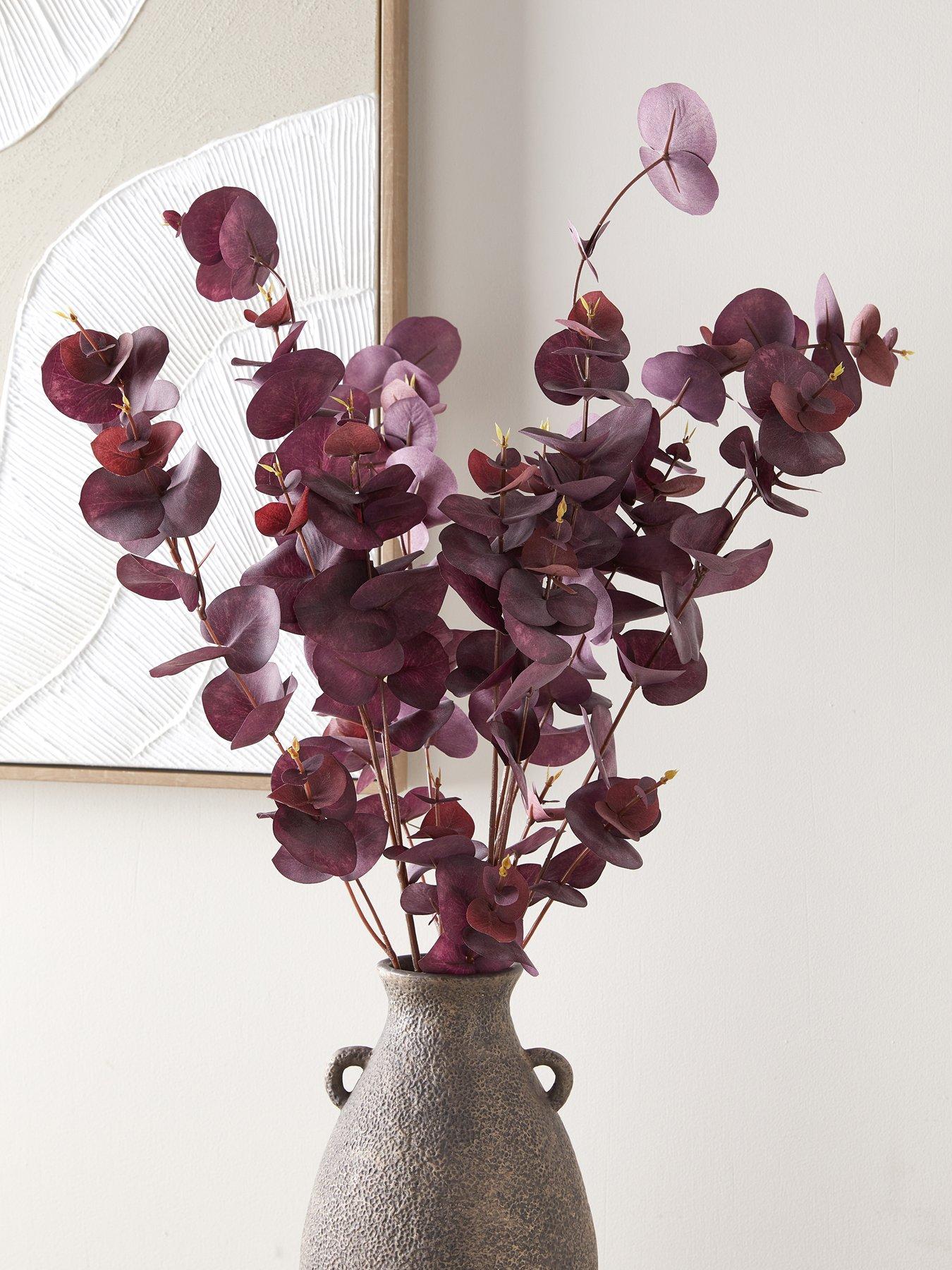 The Very Collection 3Pk Burgundy Eucalyptus Bunch
