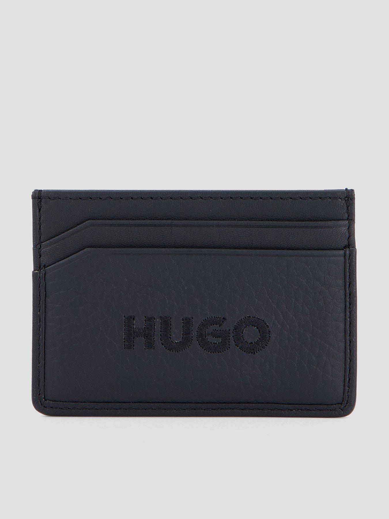 Image 1 of 4 of HUGO Jeremiah Card Holder - Black