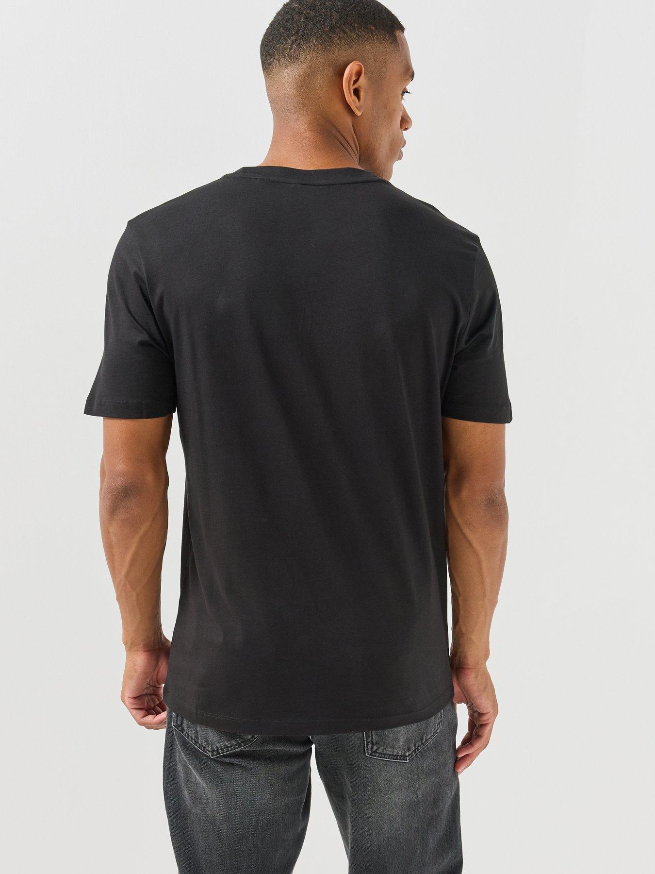 Image 2 of 4 of HUGO Dahr Playing Cards Logo T-shirt - Black
