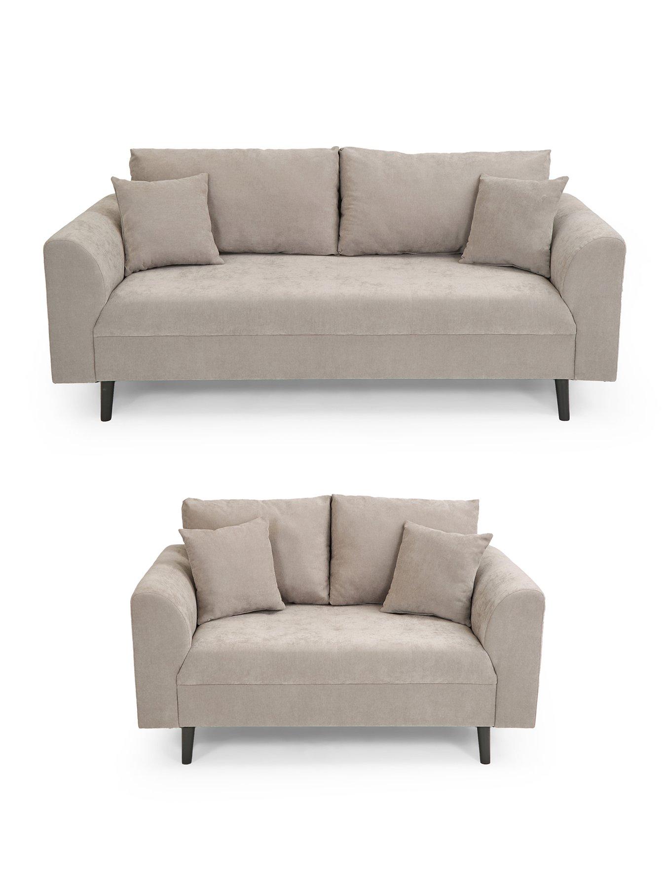 Image 2 of 7 of The Very Collection Plaza 3 Seater Sofa + Snuggle Chair (Buy &amp; SAVE!)