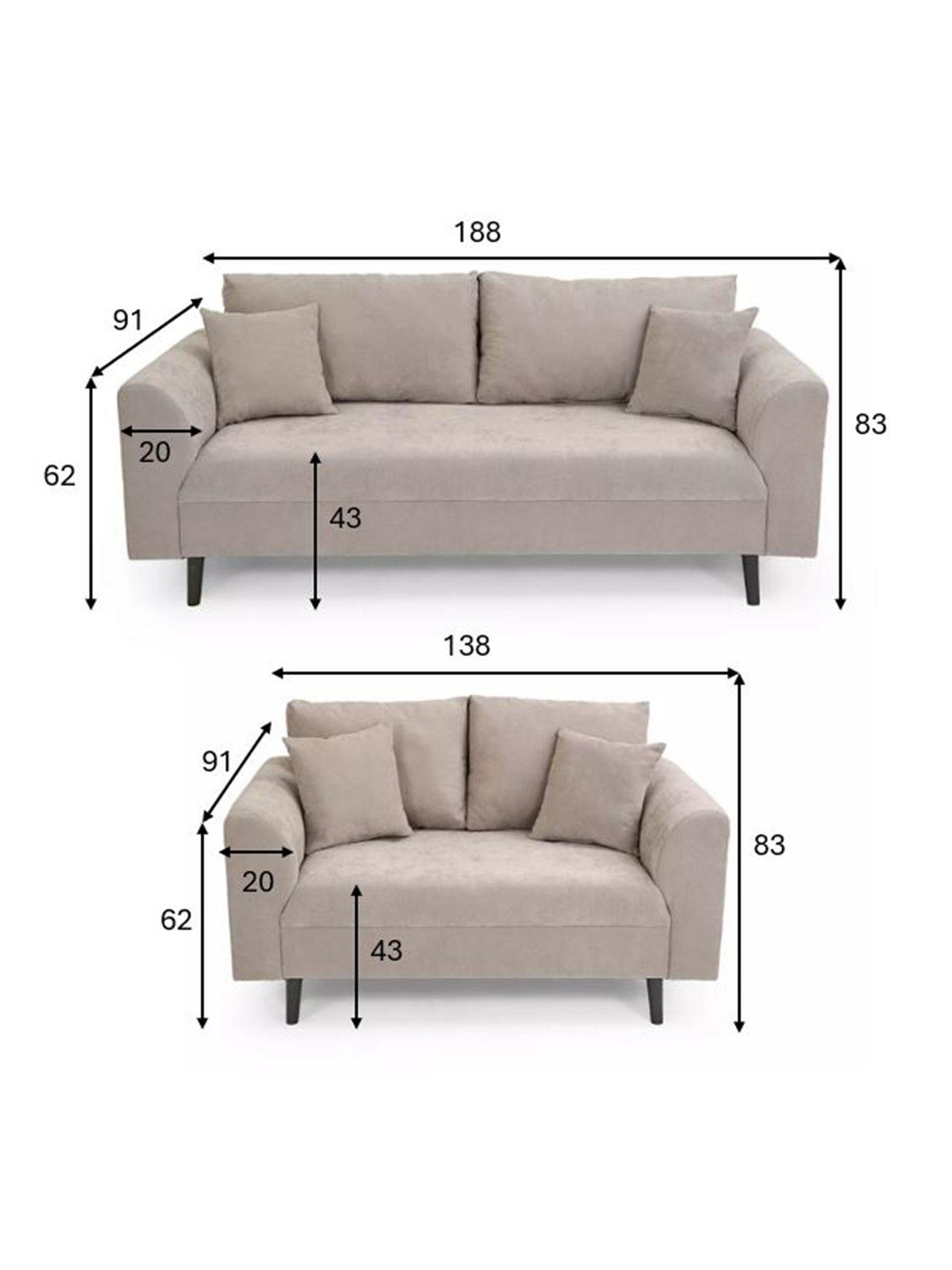 Image 7 of 7 of The Very Collection Plaza 3 Seater Sofa + Snuggle Chair (Buy &amp; SAVE!)