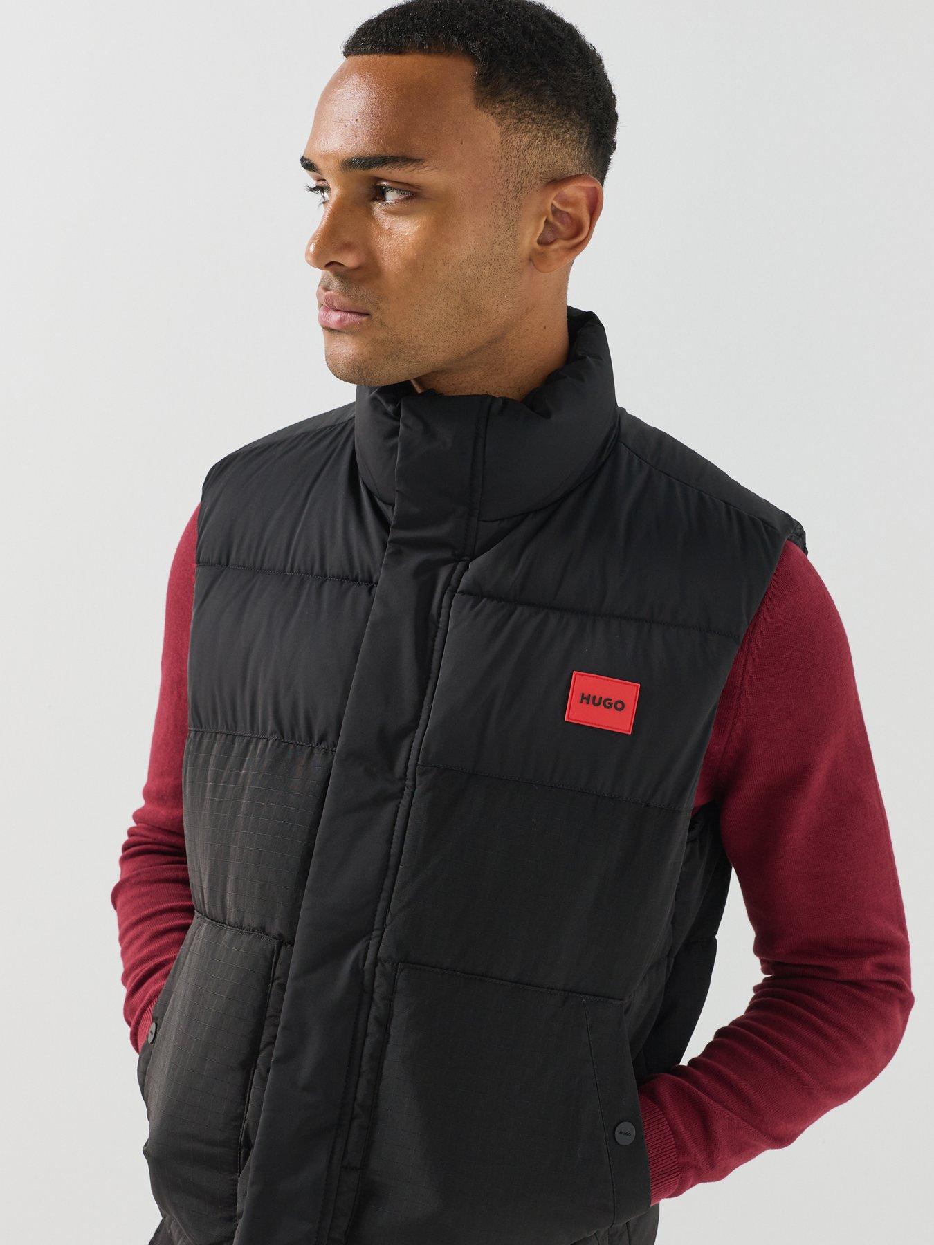 Image 4 of 6 of HUGO Hugo Baltino2642 Padded Gilet - Black