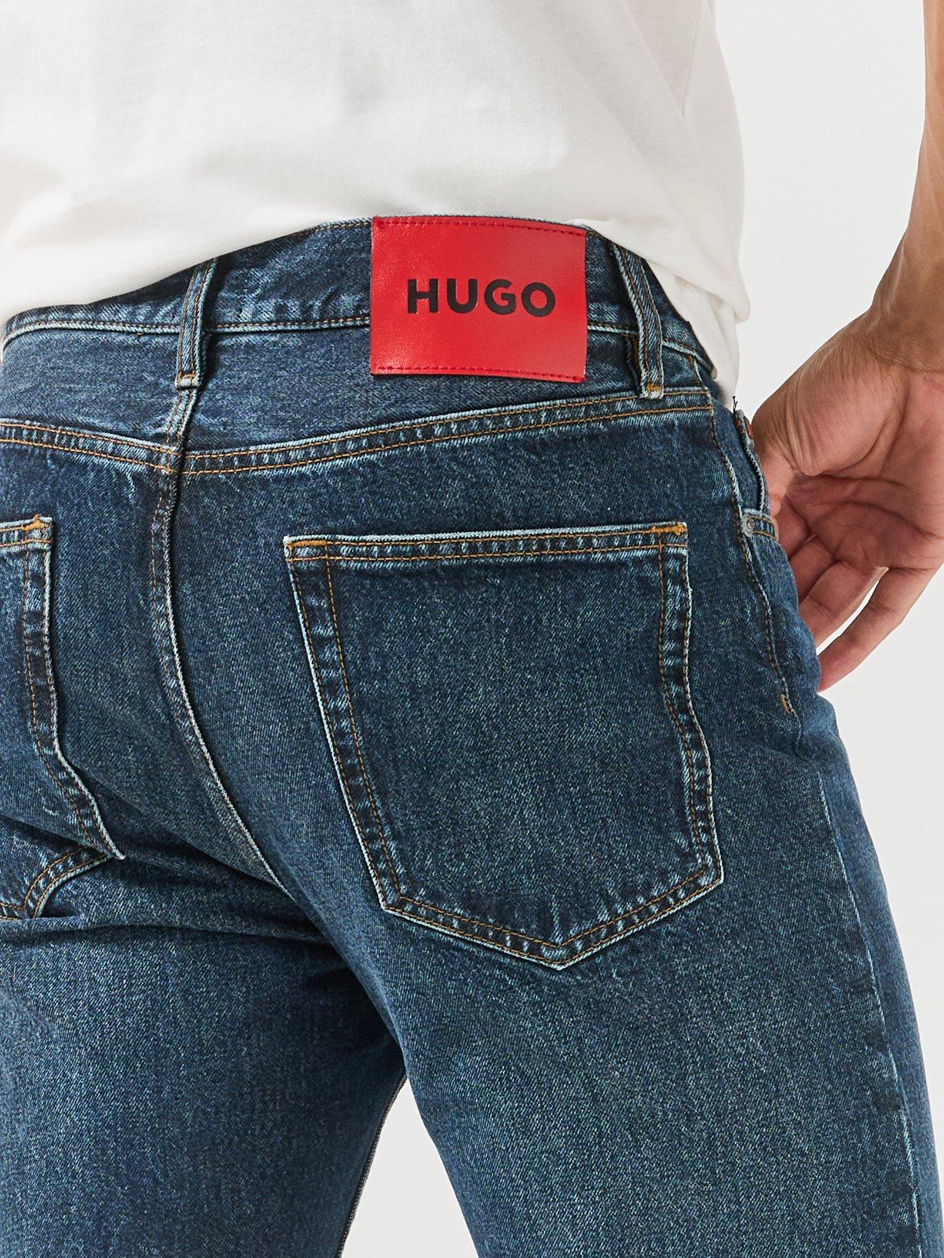 Image 4 of 6 of HUGO 840 Regular Fit Jeans - Navy