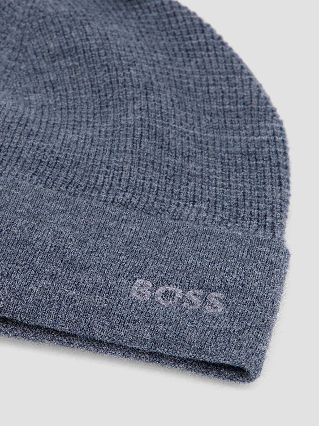 Image 3 of 4 of BOSS Mens Aflix Beanies - Grey