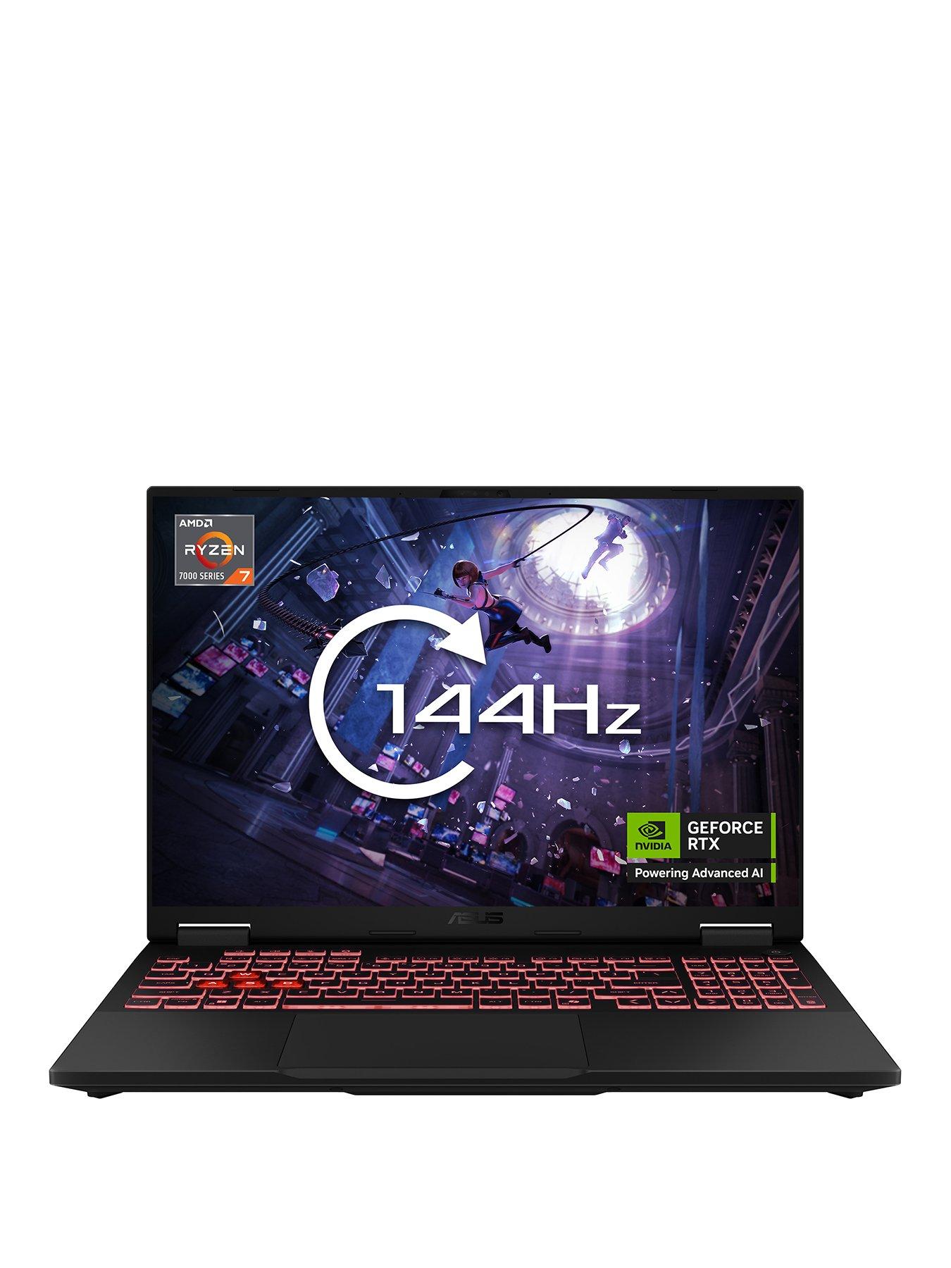 Image 1 of 7 of Asus TUF Gaming A16 Laptop - GeForce RTX 5050 - AMD Ryzen 7 - 16GB RAM - 1TB SSD - 144Hz - 16in WUXGA - Grey