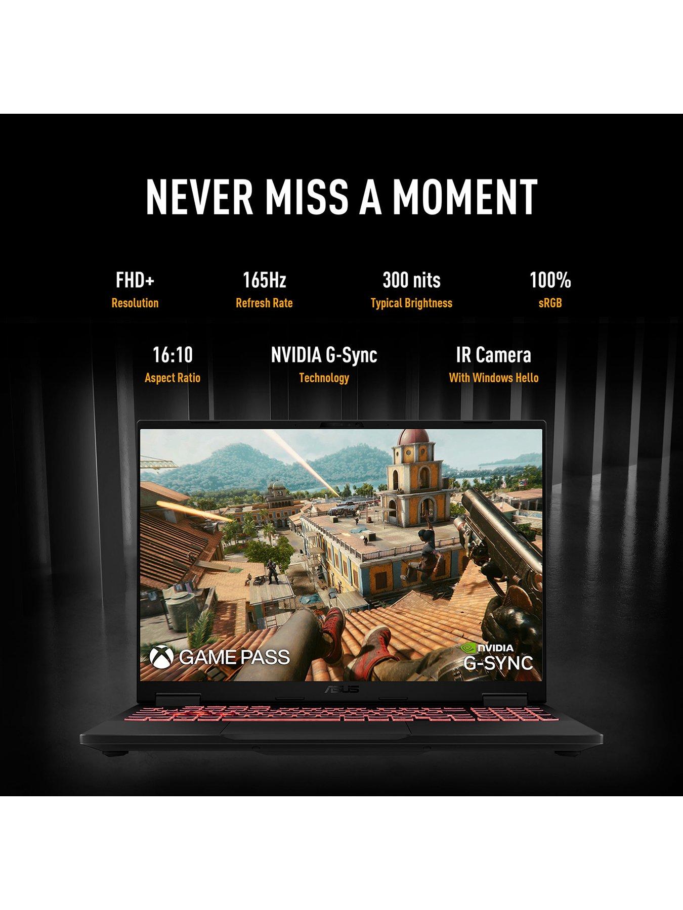 Image 7 of 7 of Asus TUF Gaming A16 Laptop - GeForce RTX 5070 - AMD Ryzen 7 - 16GB RAM - 1TB SSD - 165Hz - 16in WUXGA - Grey