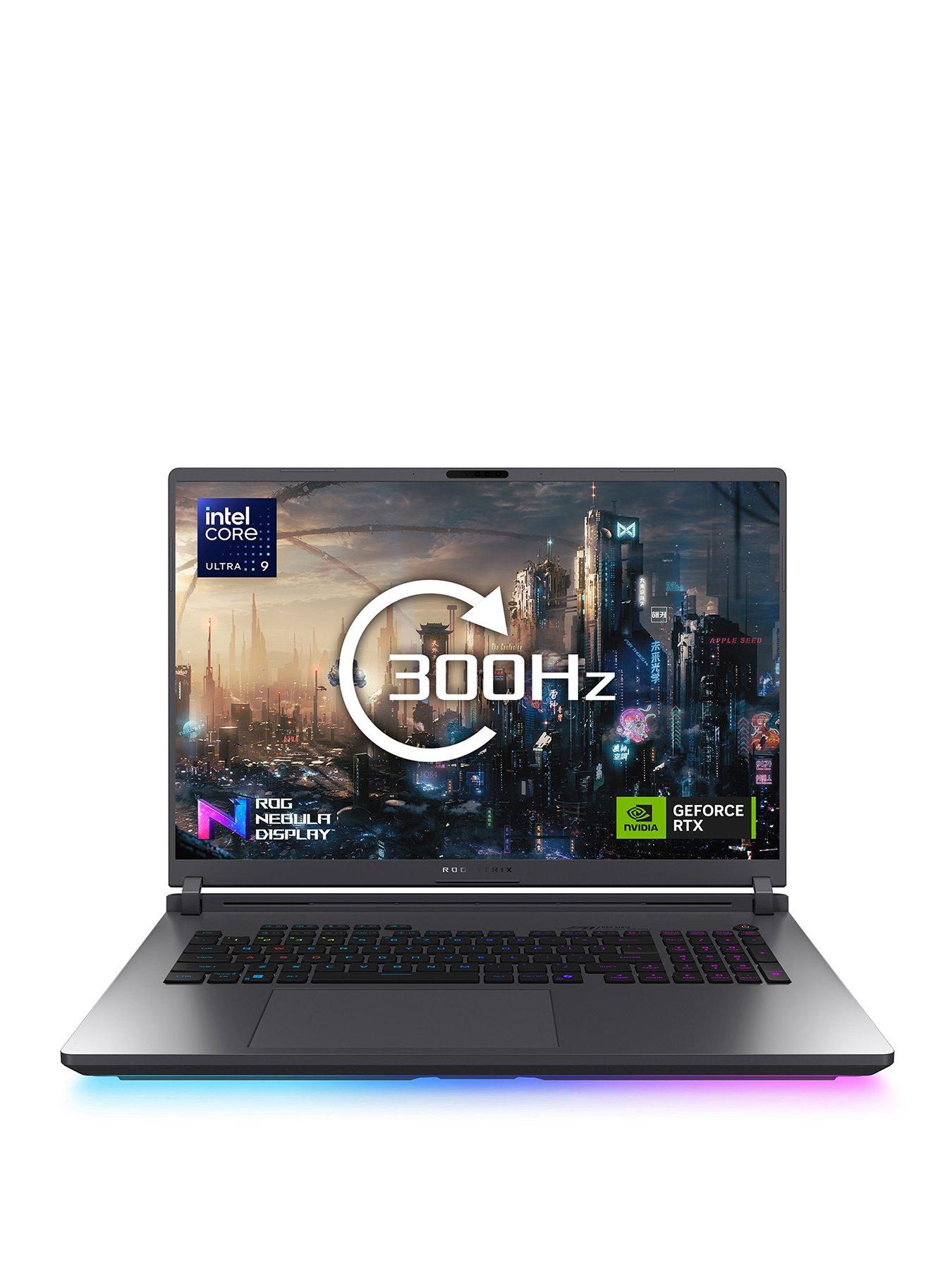 Asus ROG Strix G18 Gaming Laptop - GeForce RTX 5070 Ti - Intel Core Ultra 9 - 32GB RAM - 1TB SSD - 300Hz - 18in WQXGA - Grey