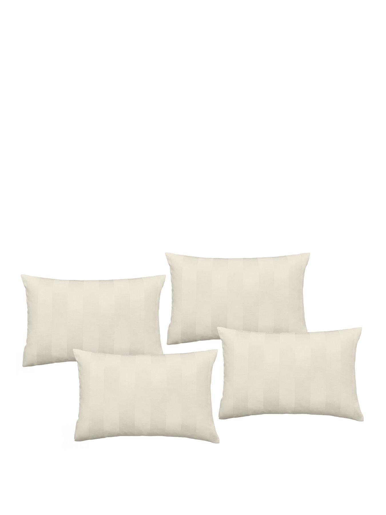 Image 2 of 3 of Catherine Lansfield So Soft Satin Stripe 4 Standard Pillowcase Cream