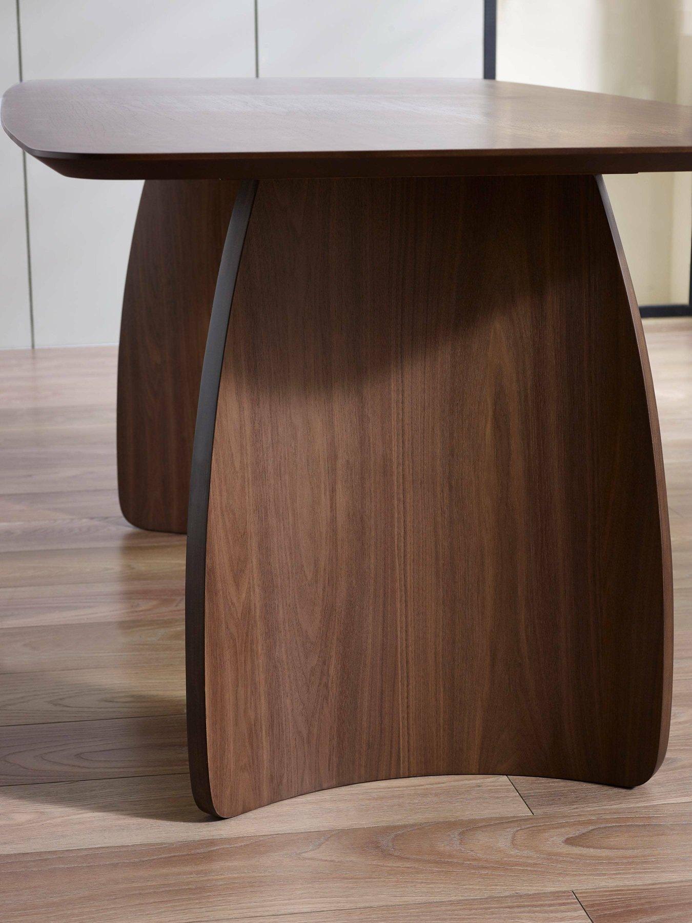 Image 3 of 6 of Julian Bowen Artemis Table &amp; 6 Ella Cream Chairs